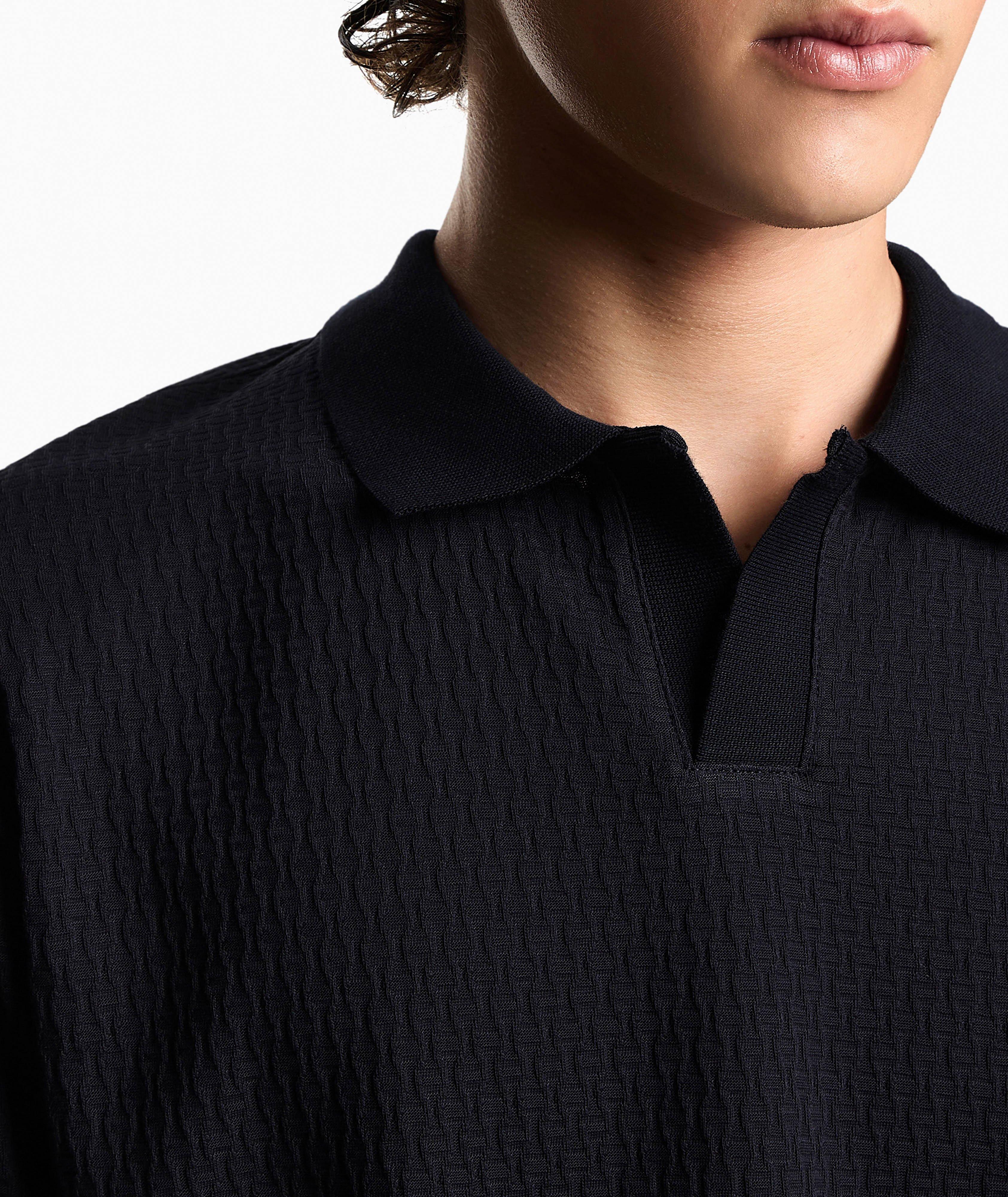 Polo à col ouvert, collection ASV axée sur la durabilité image 3