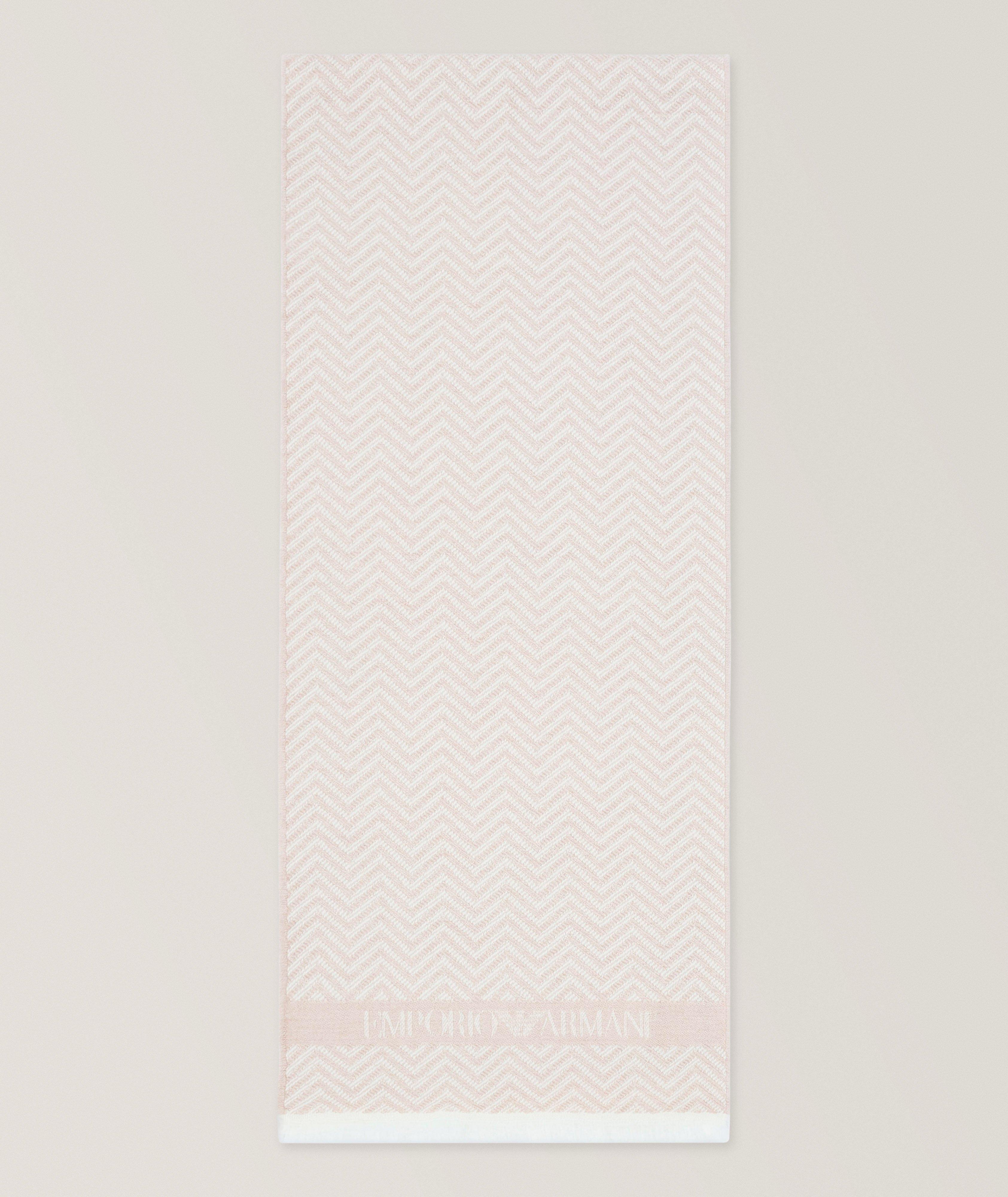 Jacquard Chevron Wool Scarf image 0