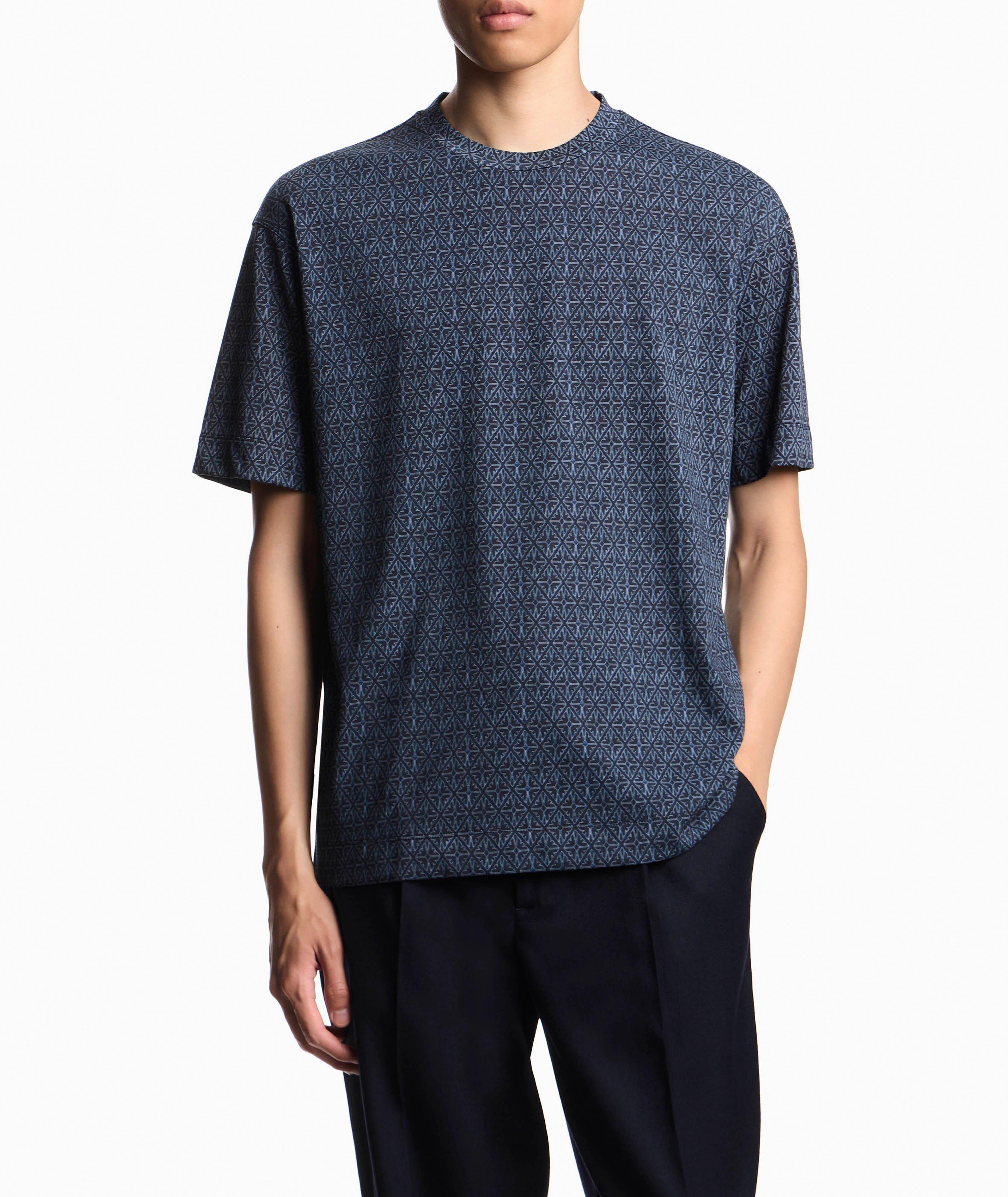 T-shirt à motif inspiré des majoliques, collection ASV axée sur la durabilité image 1