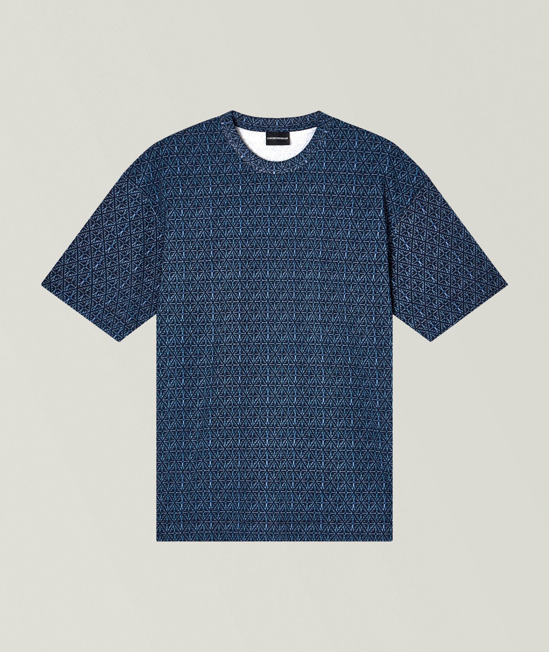 T-shirt à motif inspiré des majoliques, collection ASV axée sur la durabilité image 0