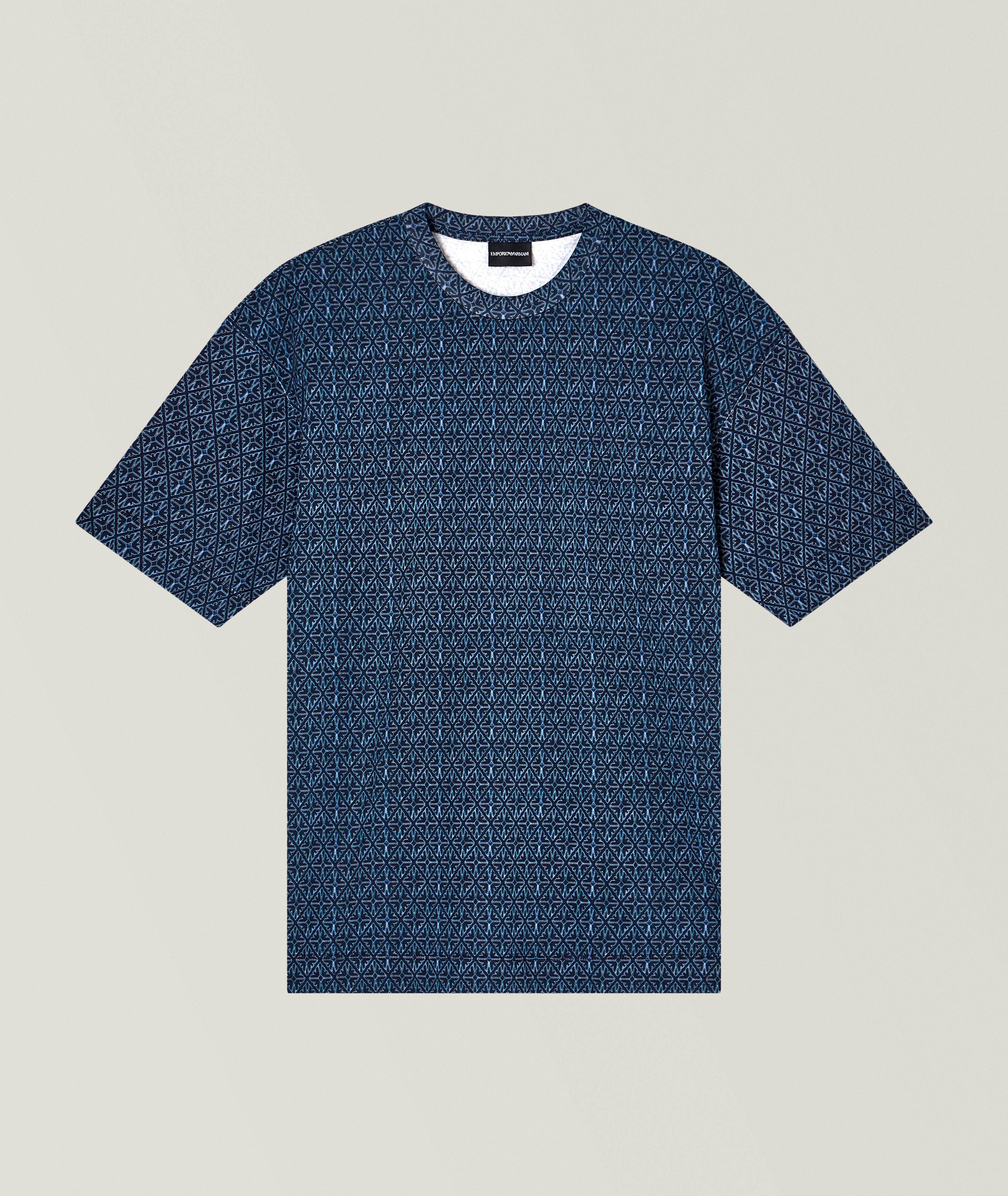 T-shirt à motif inspiré des majoliques, collection ASV axée sur la durabilité image 0