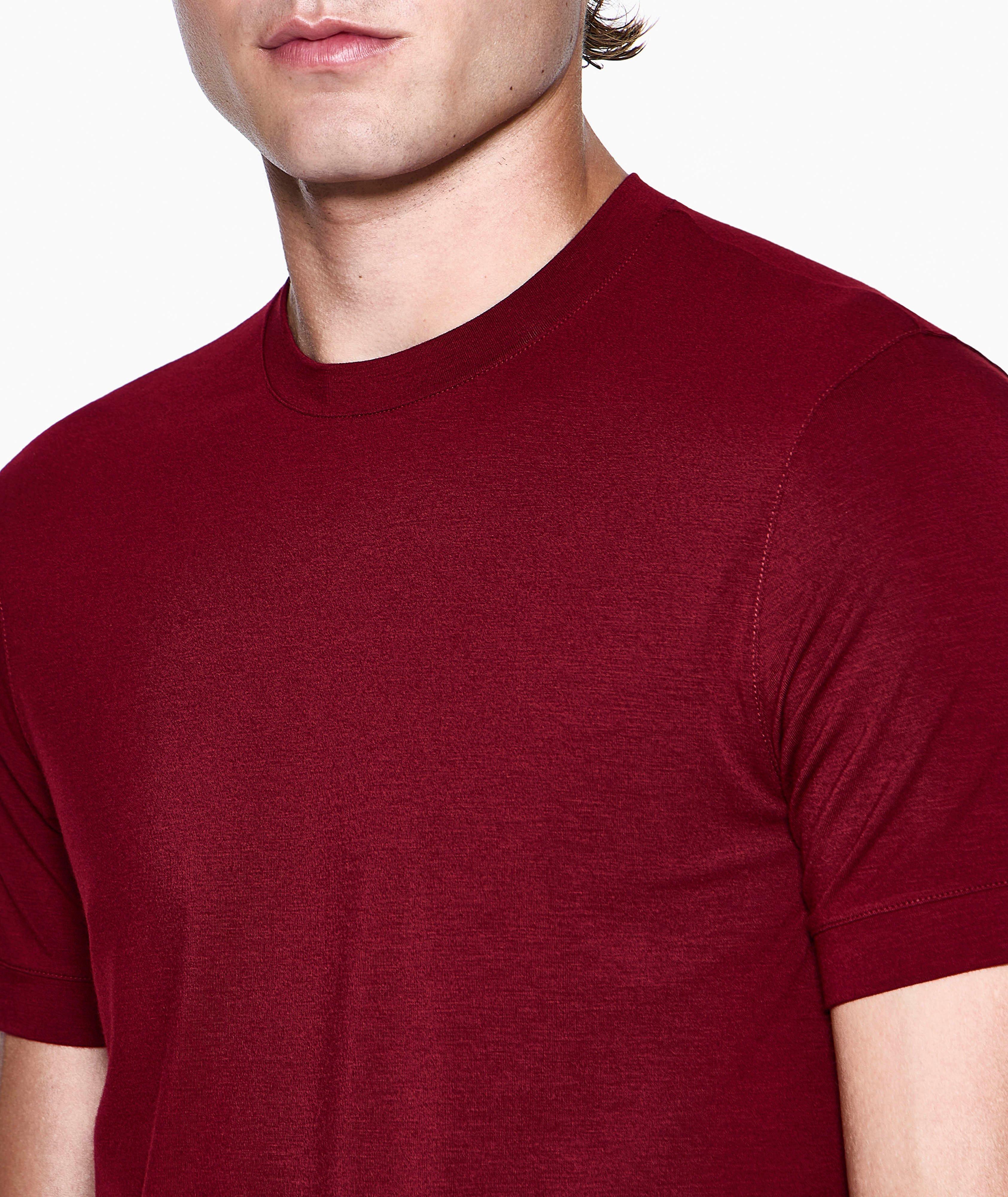 T-shirt en jersey extensible image 3