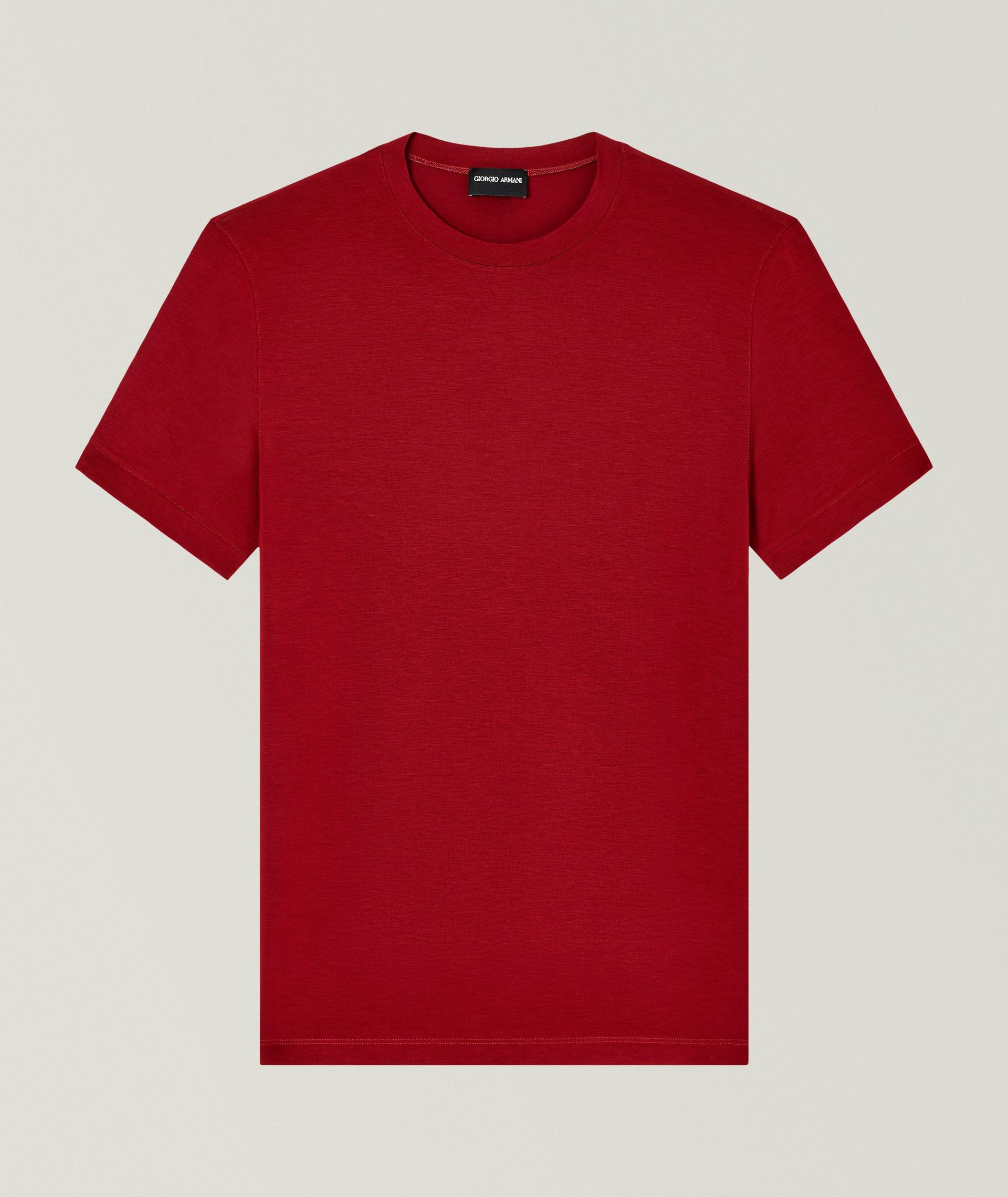 T-shirt en jersey extensible image 0
