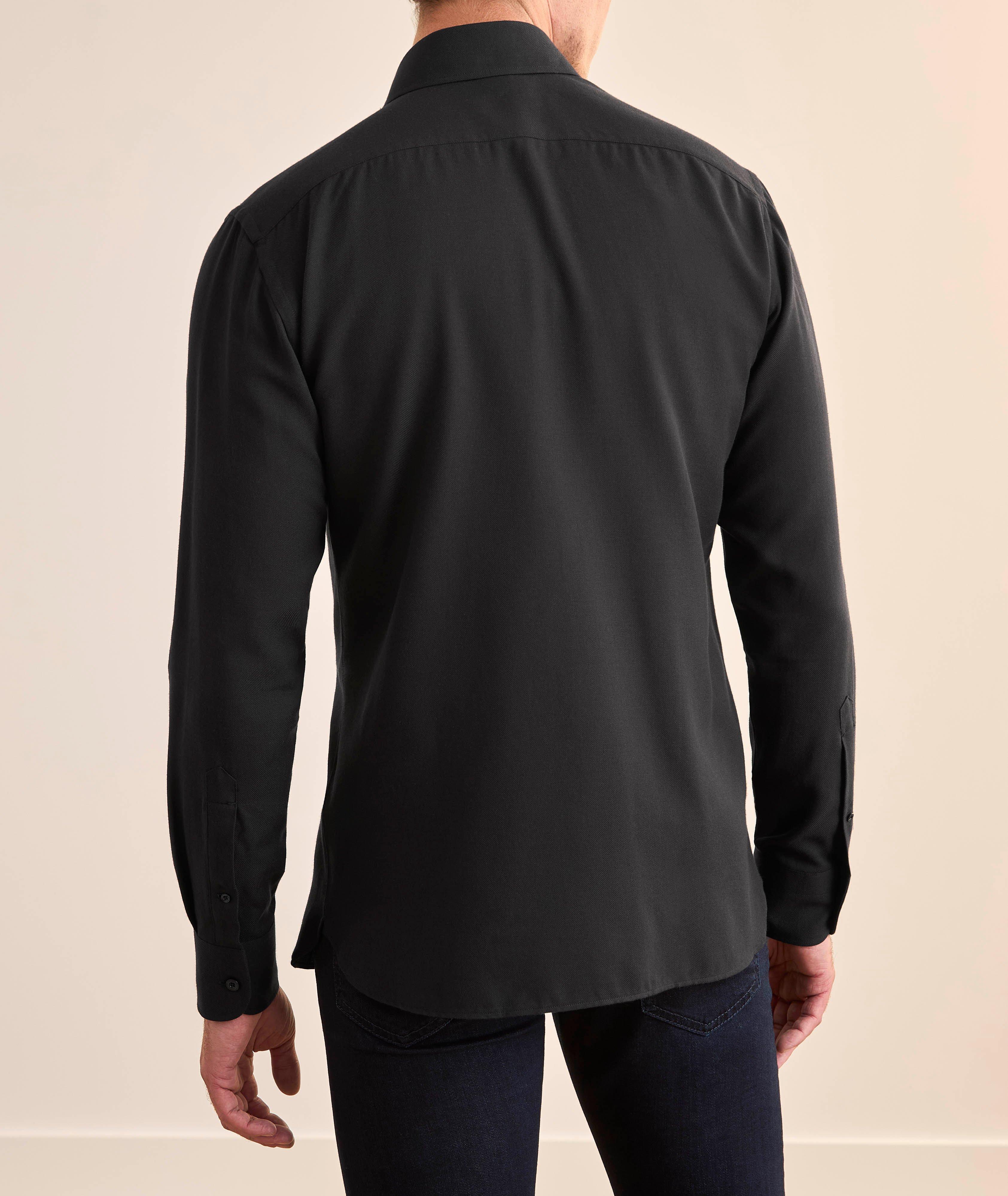 Chemise en twill de coton et de cachemire image 2