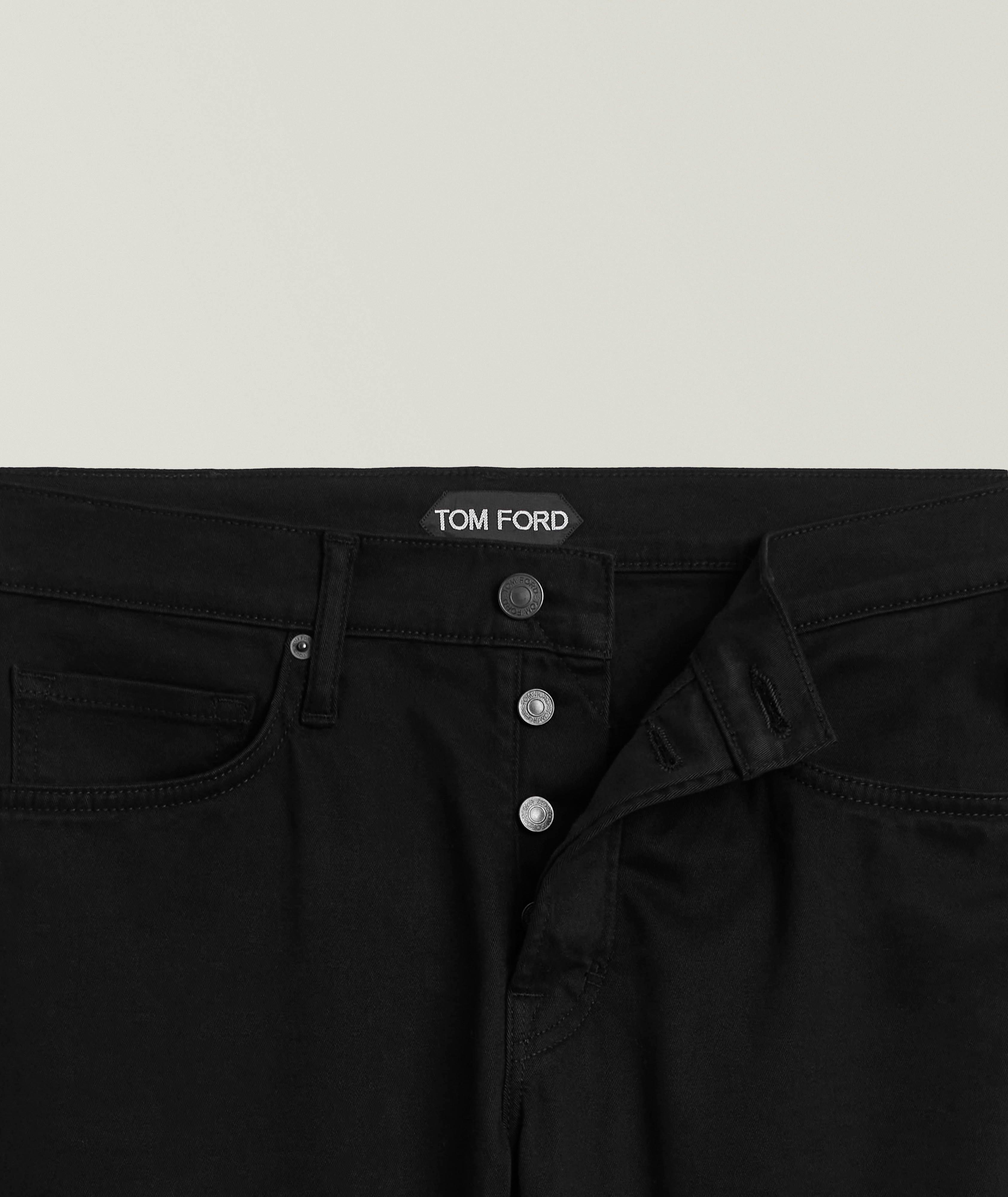 Jean en twill extensible de coupe amincie image 1