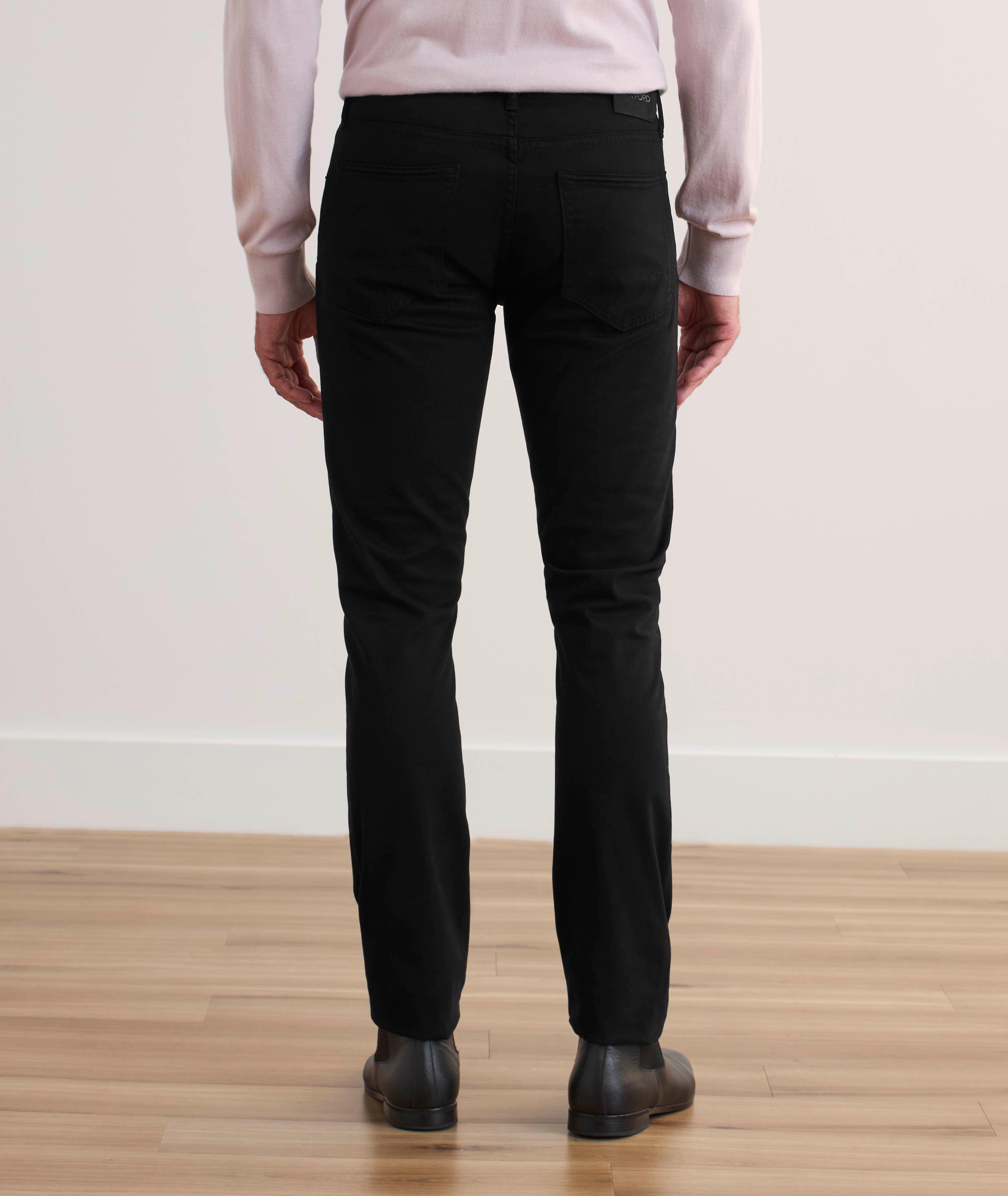 Jean en twill extensible de coupe amincie image 3