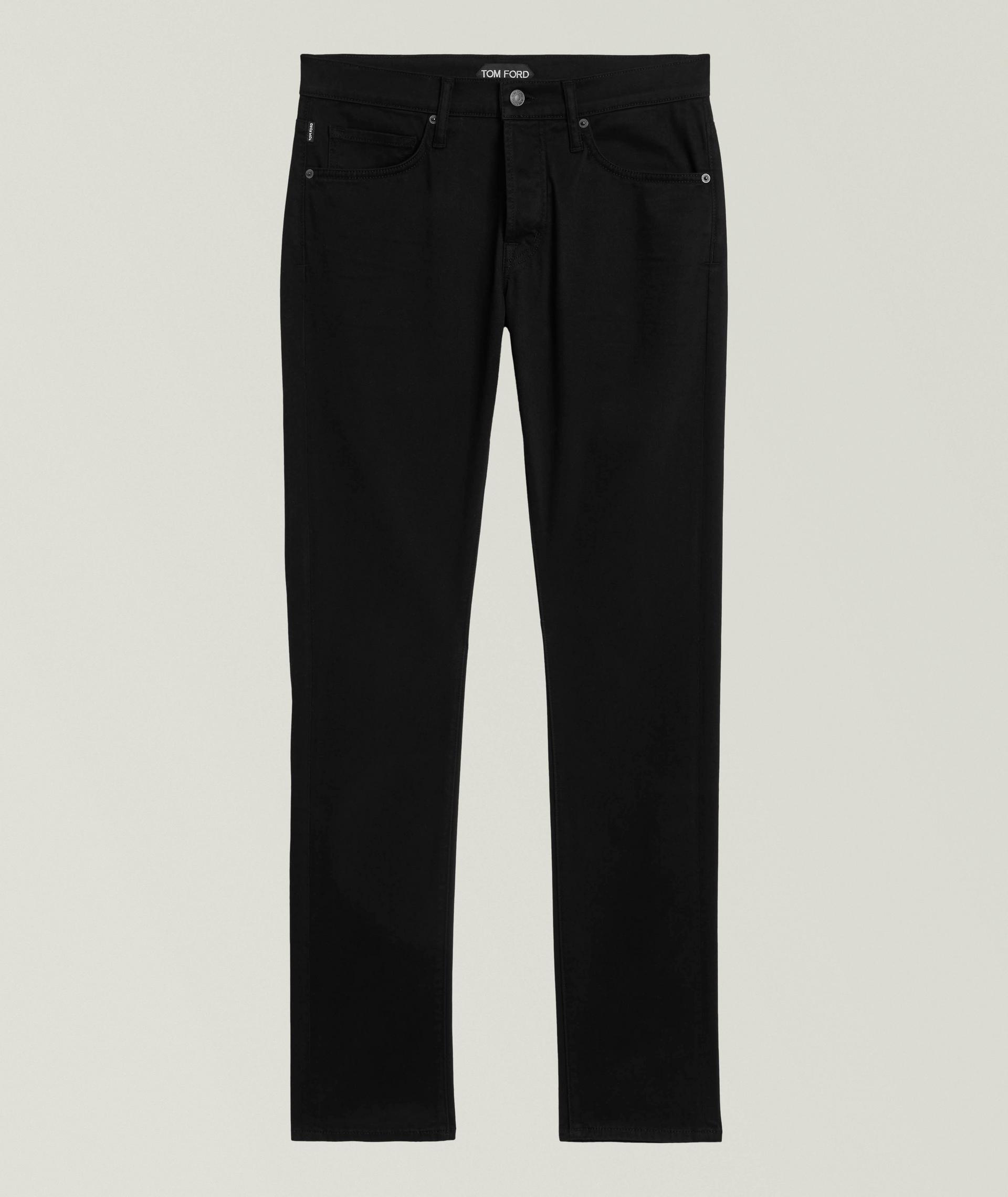 Slim-Fit Stretch Twill Jeans image 0