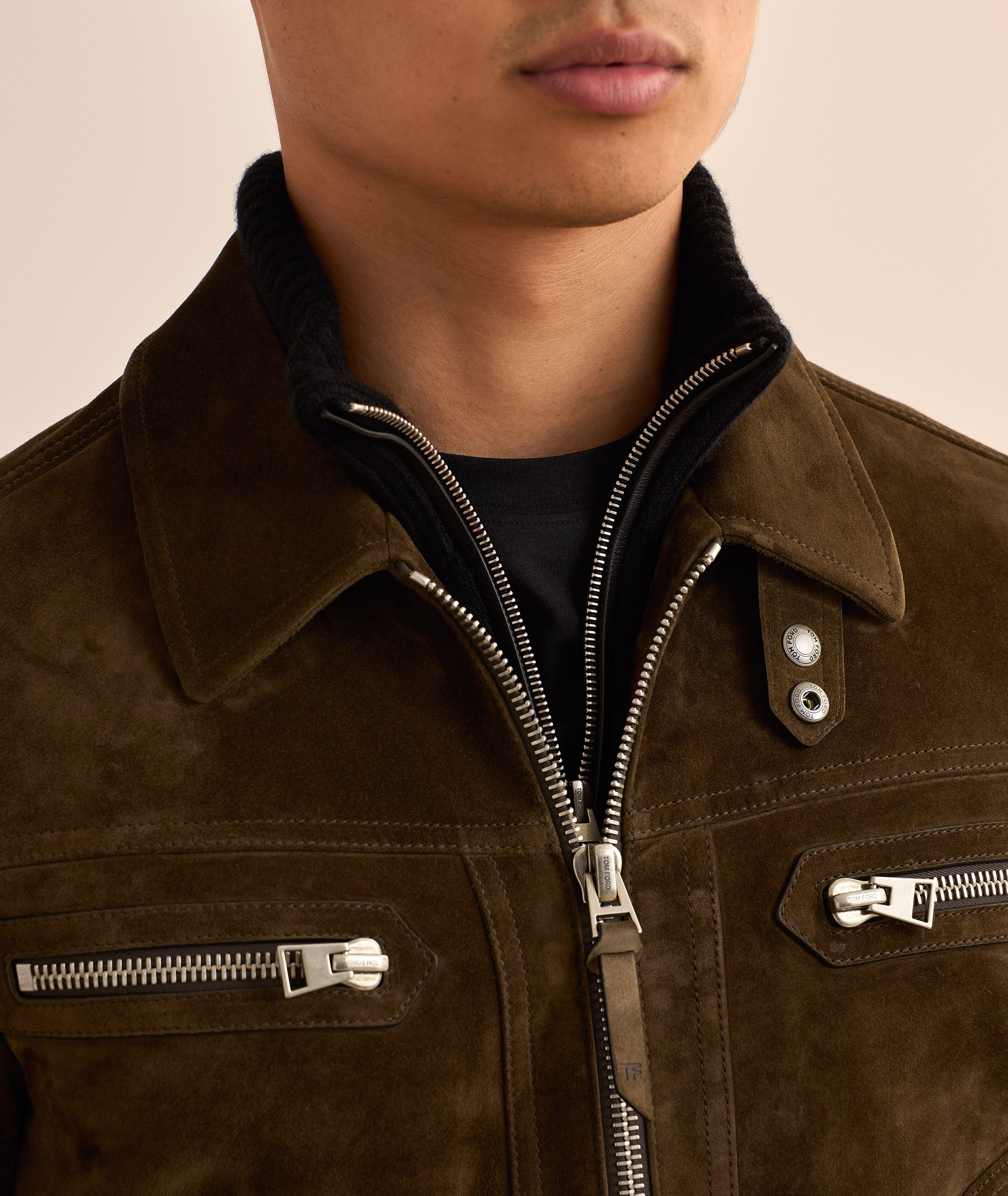 Blouson en suède image 3