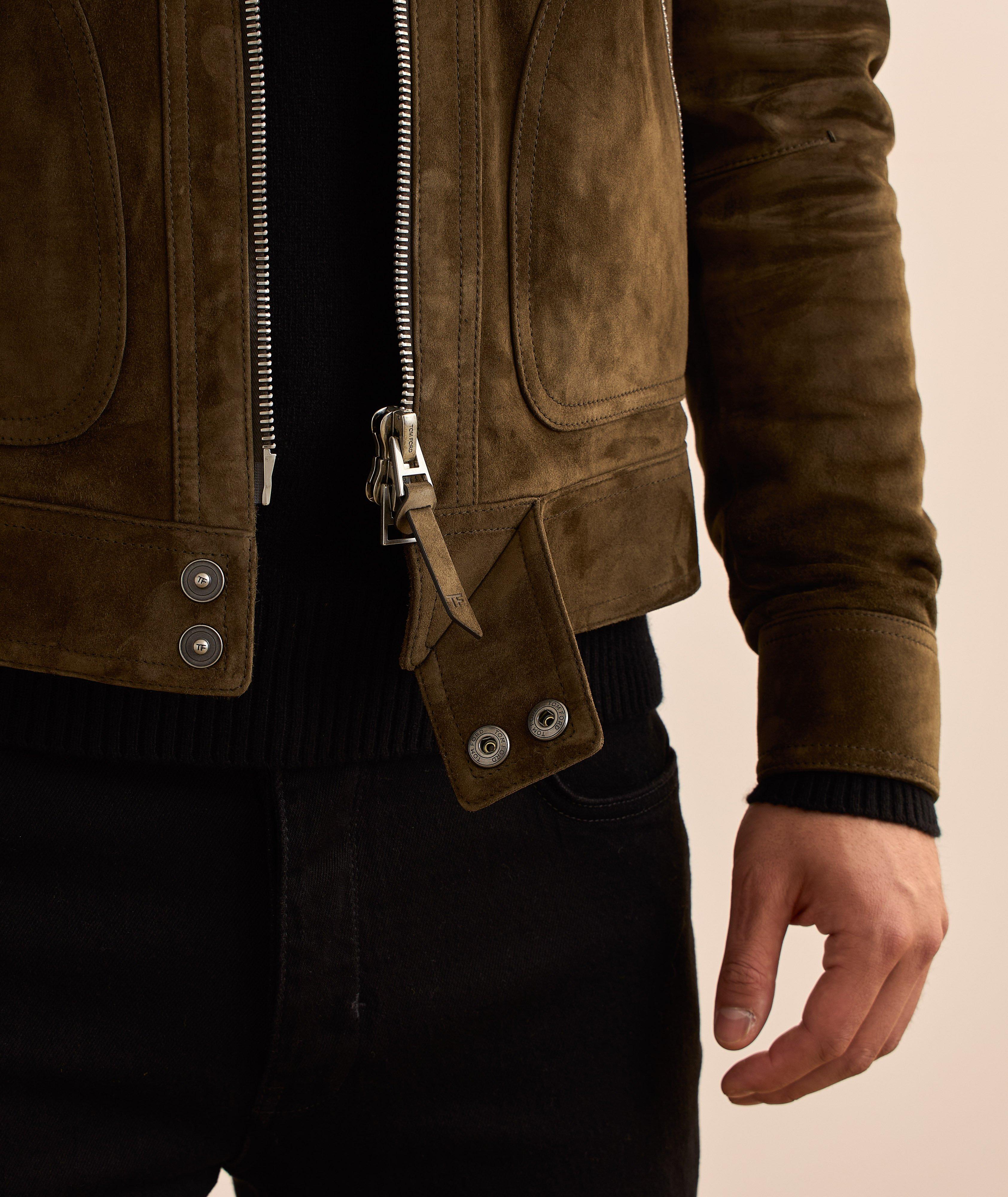 Blouson en suède image 4