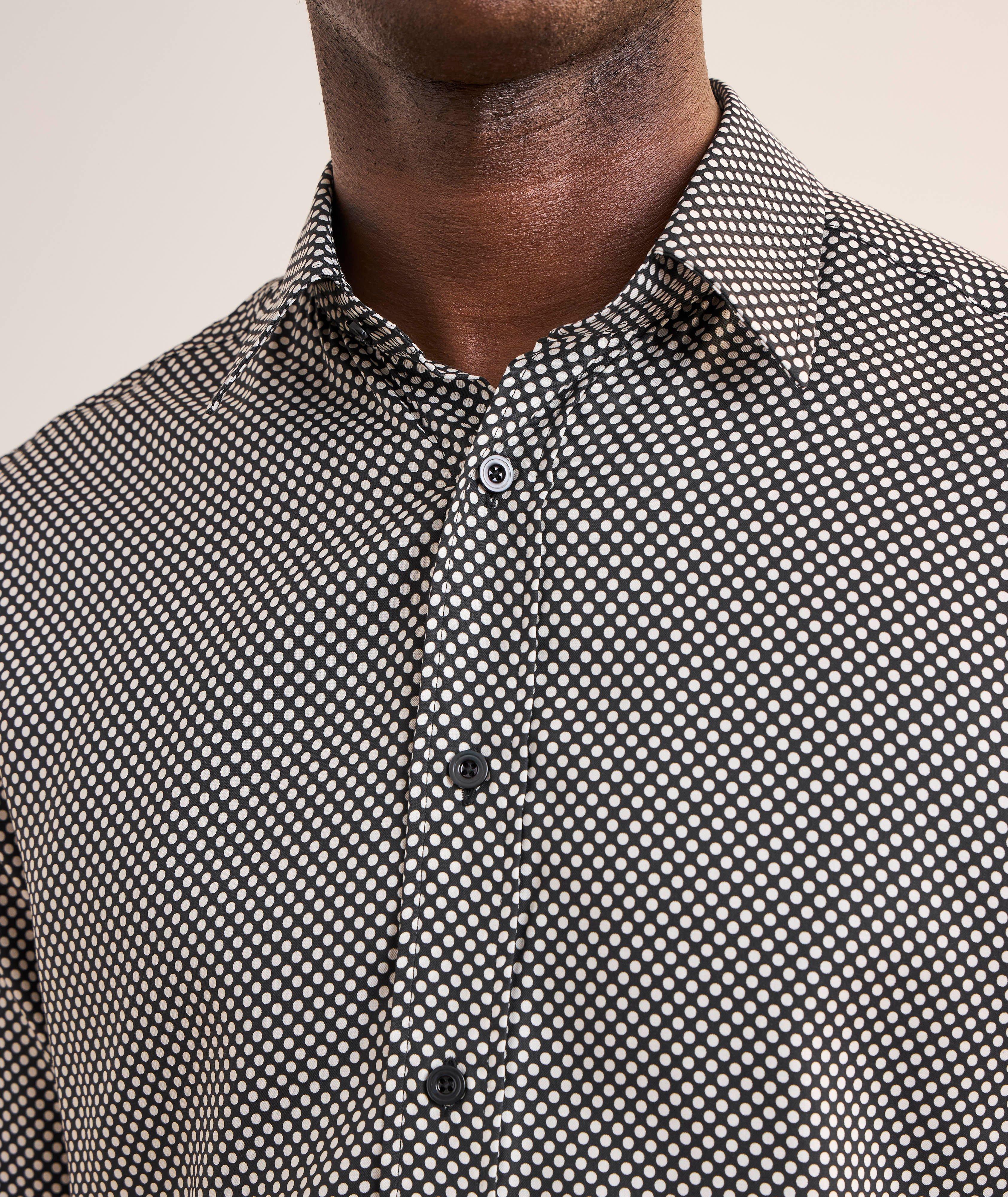 Chemise en lyocell à pois image 3