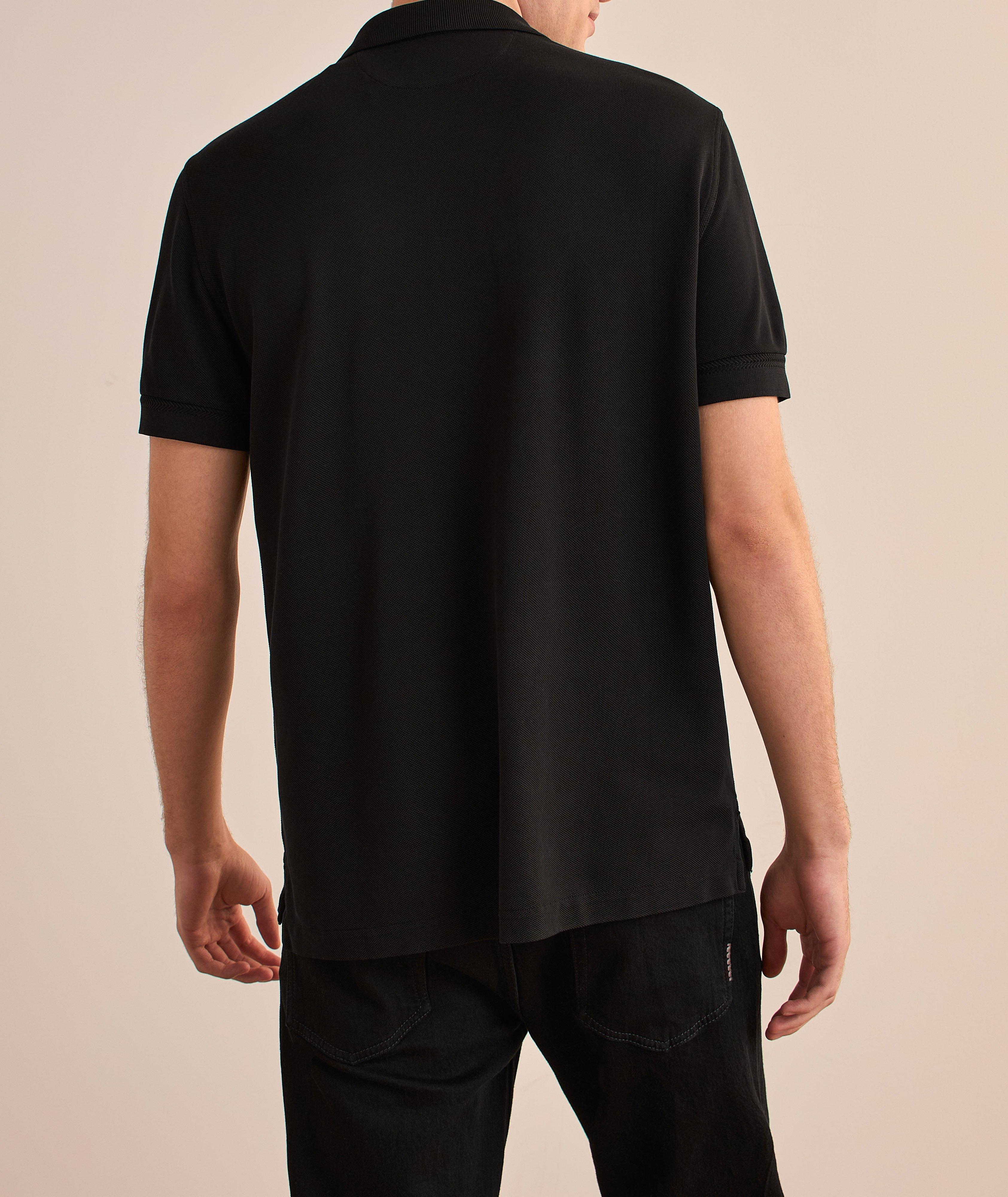 Lyocell-Cotton Piqué Polo  image 2