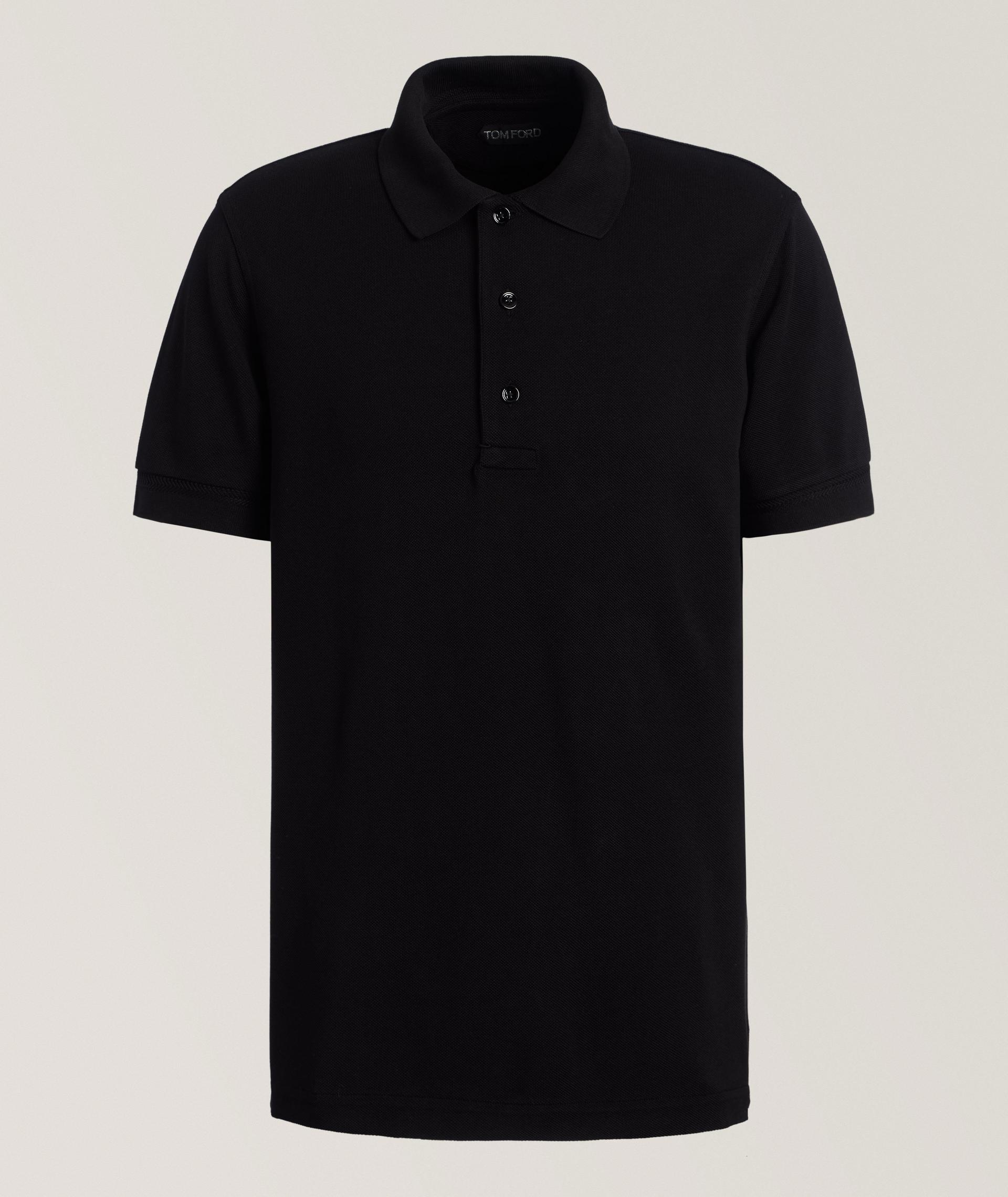 Lyocell-Cotton Piqué Polo  image 0