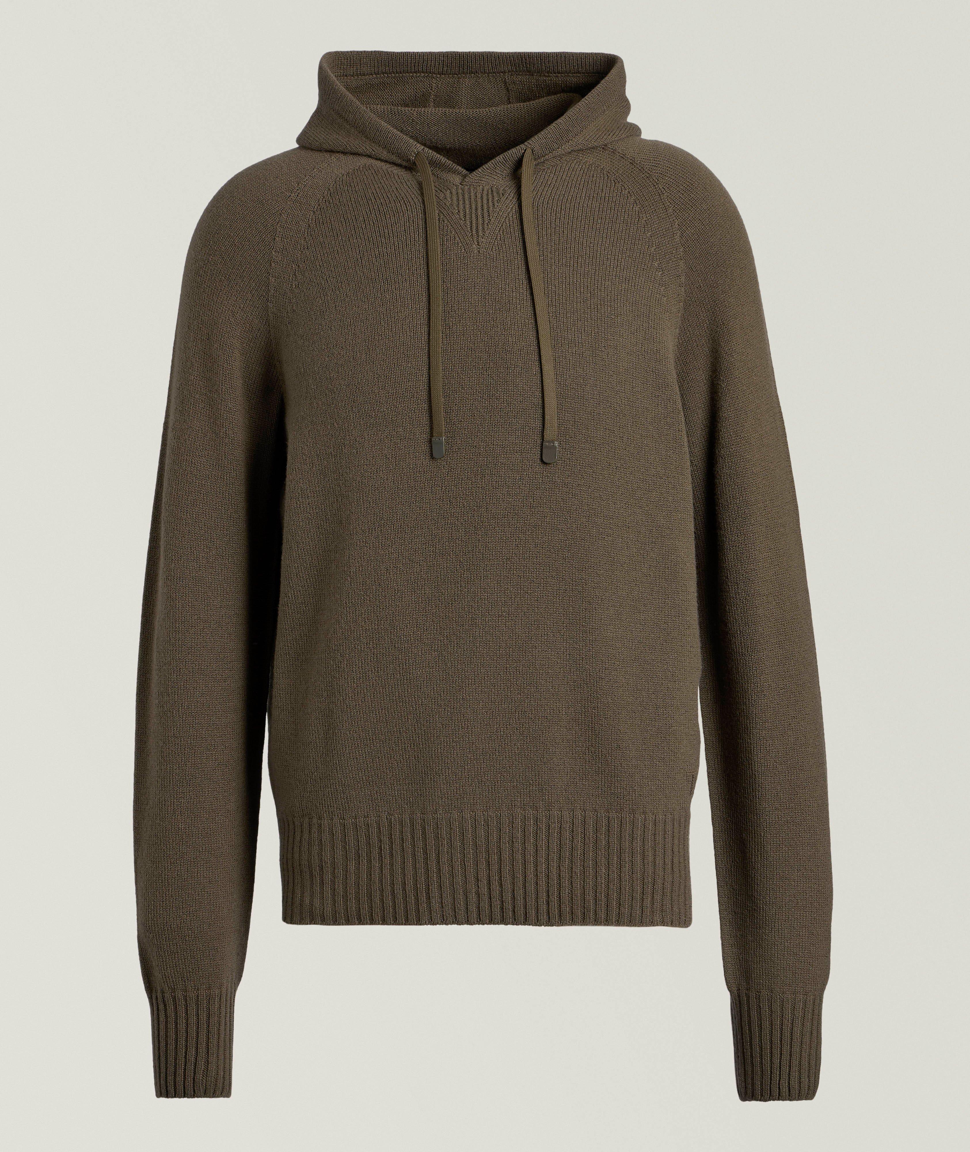 Seamless Cashmere Hooded Sweater image 0