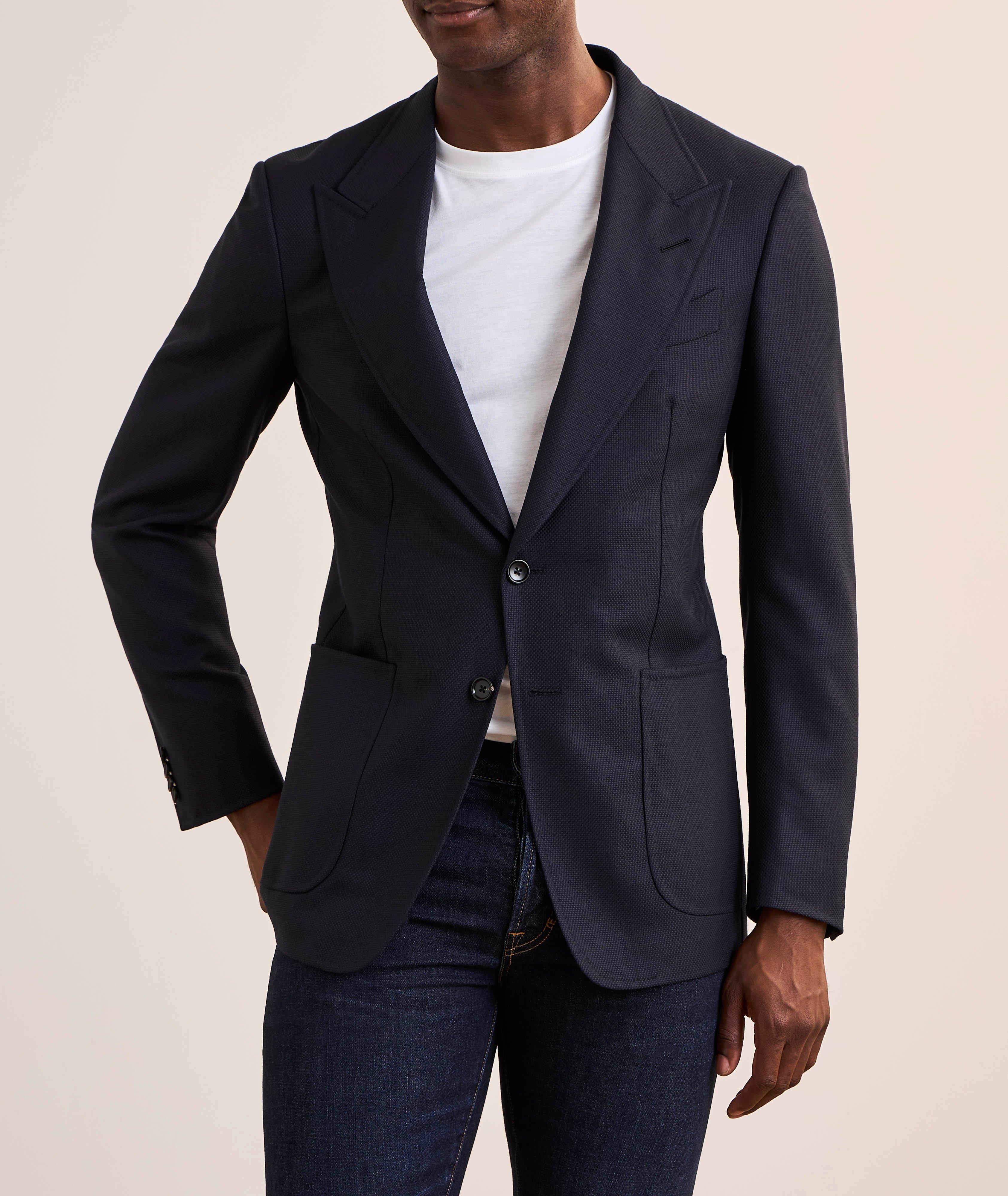 Shelton Hopsack Wool-Mohair Sport Jacket image 1
