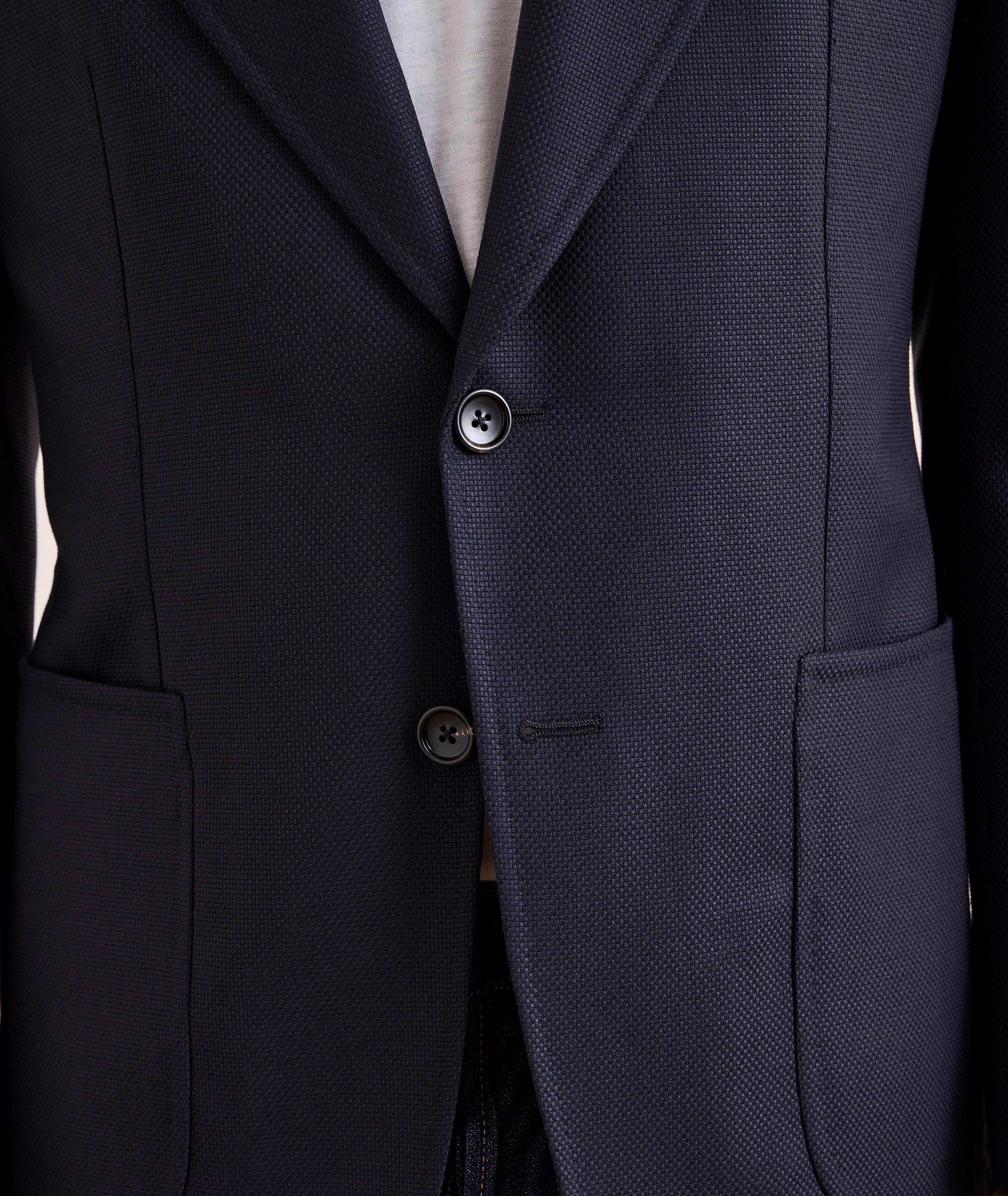 Shelton Hopsack Wool-Mohair Sport Jacket image 5