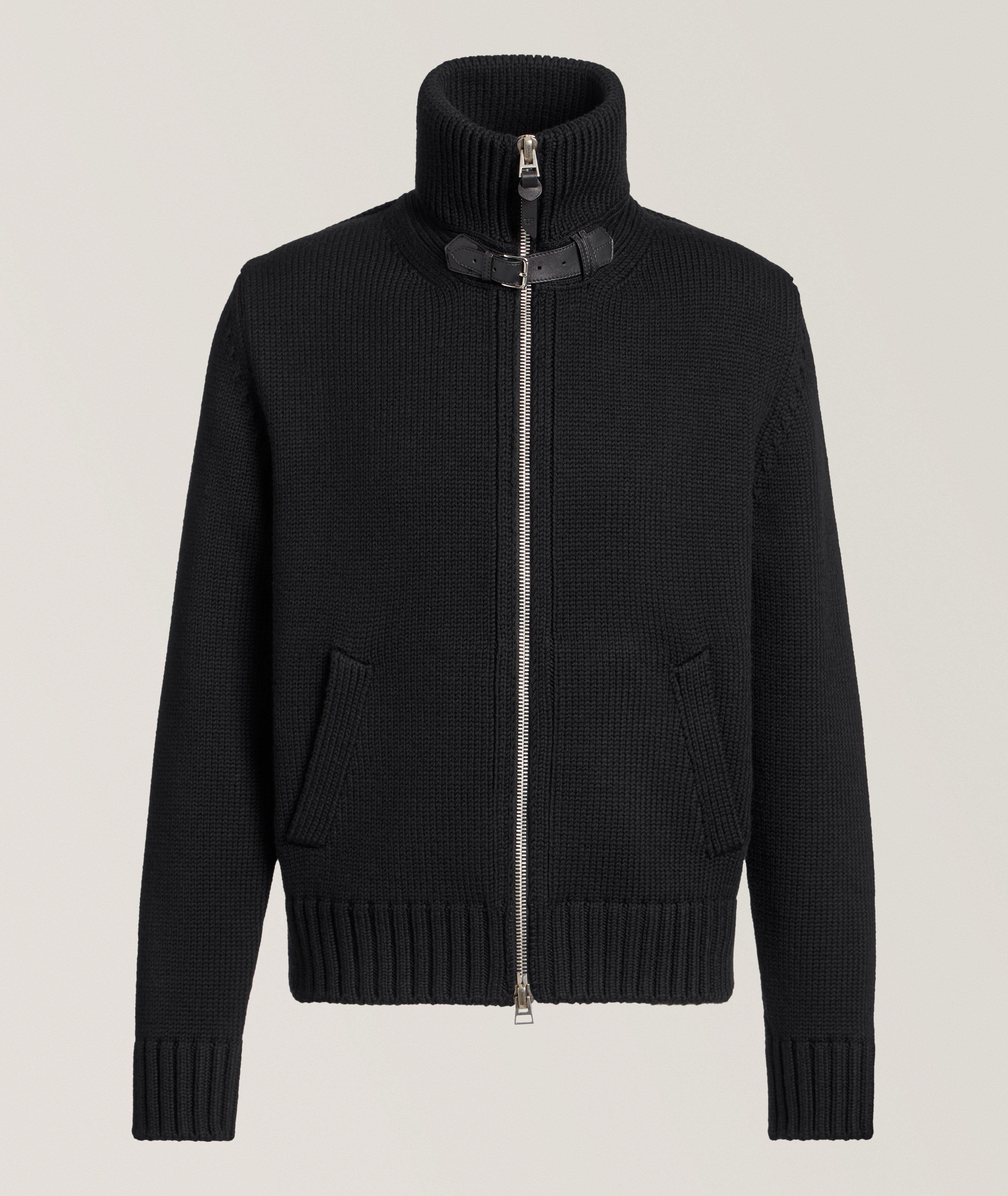 Merino Wool Zipper Cardigan  image 0