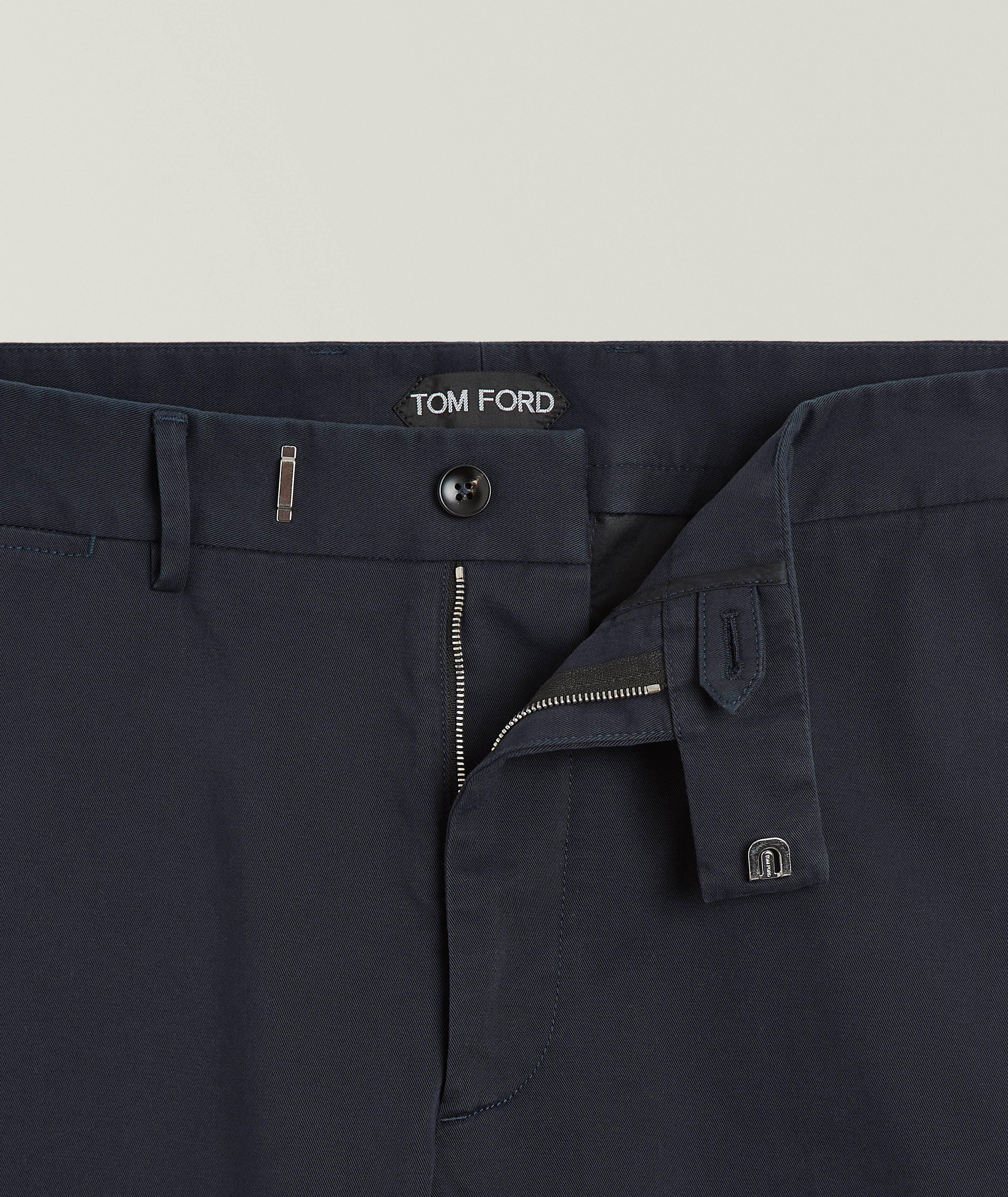 Chino en twill de coton extensible image 5