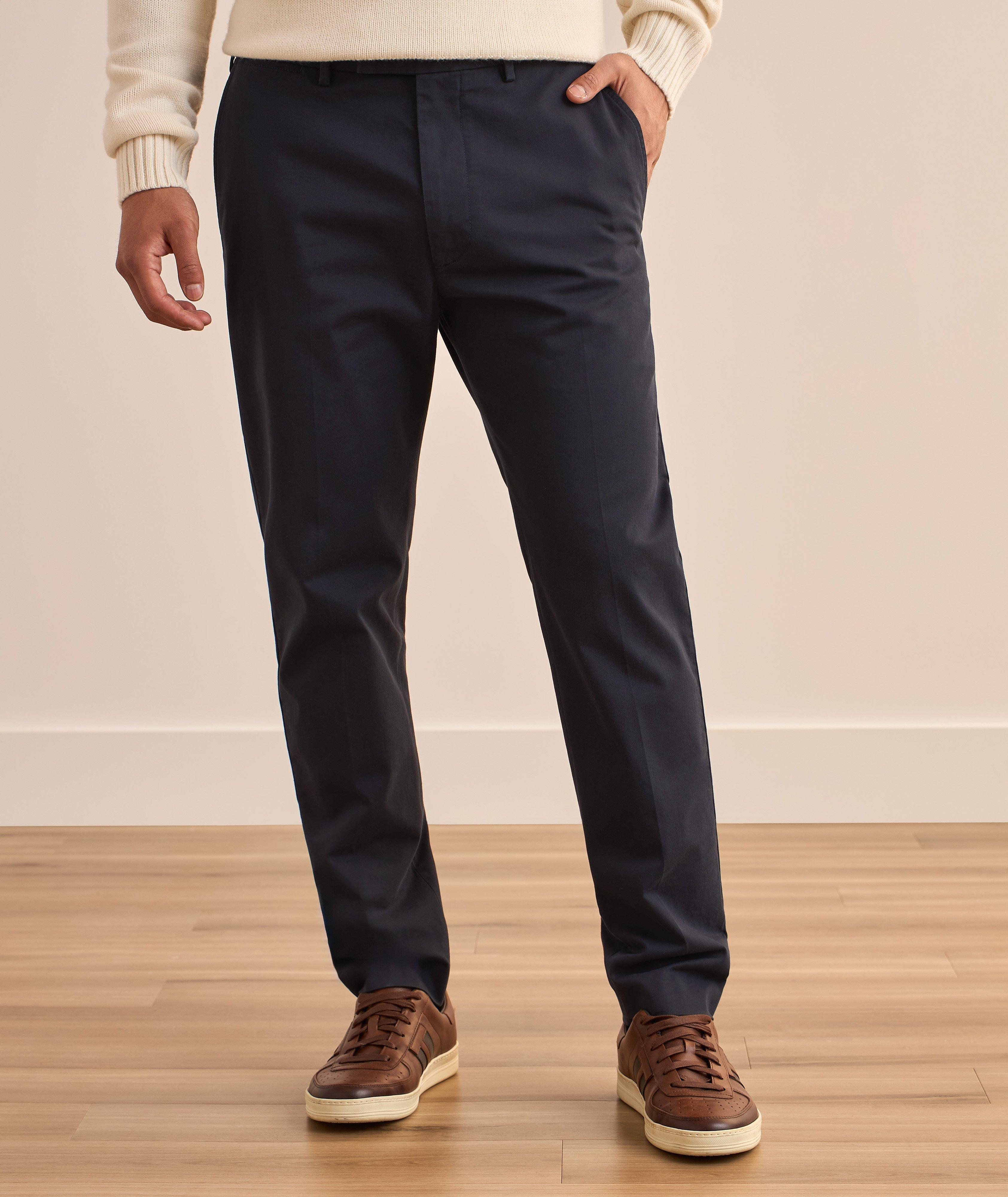 Chino en twill de coton extensible image 1