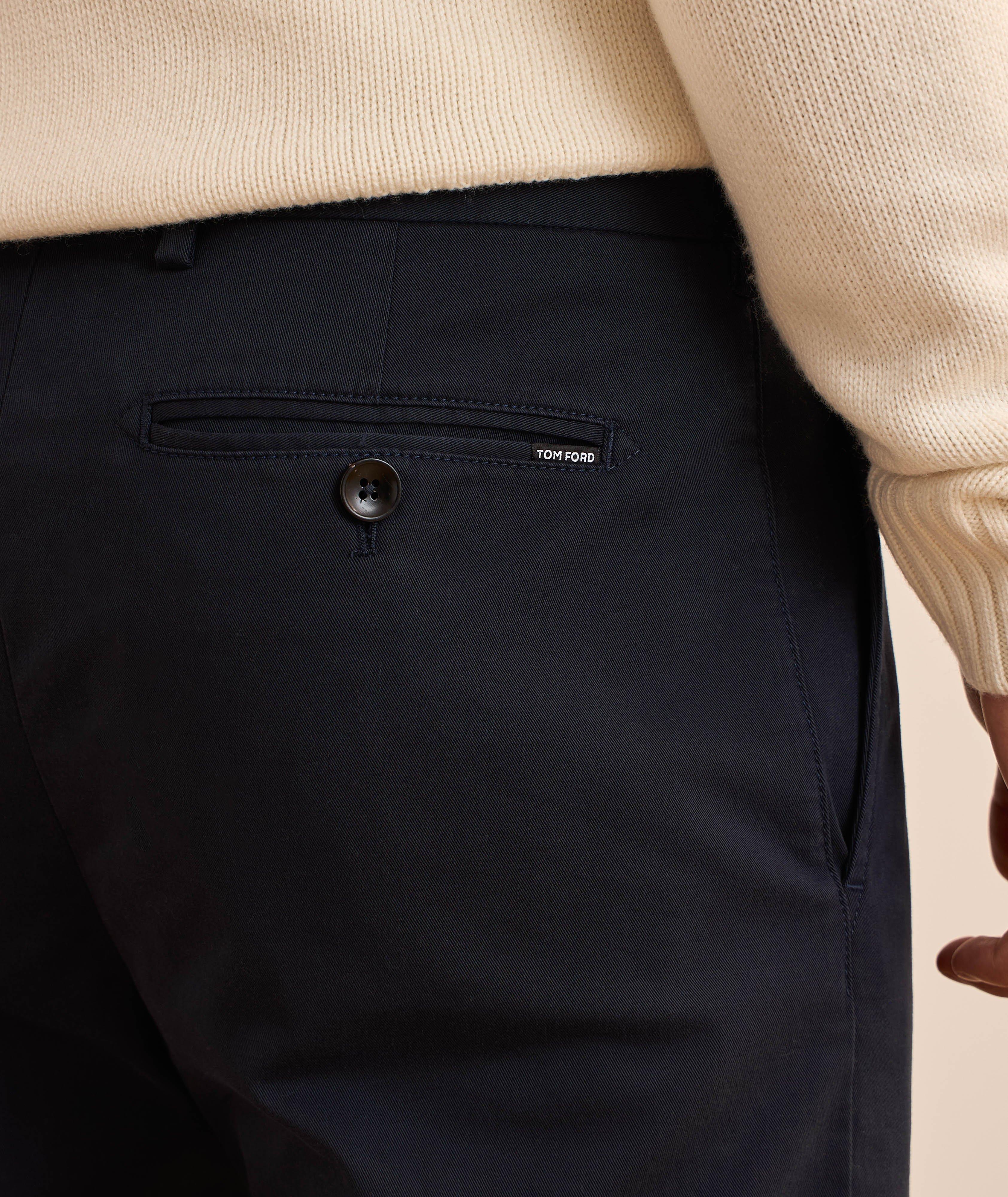 Chino en twill de coton extensible image 4