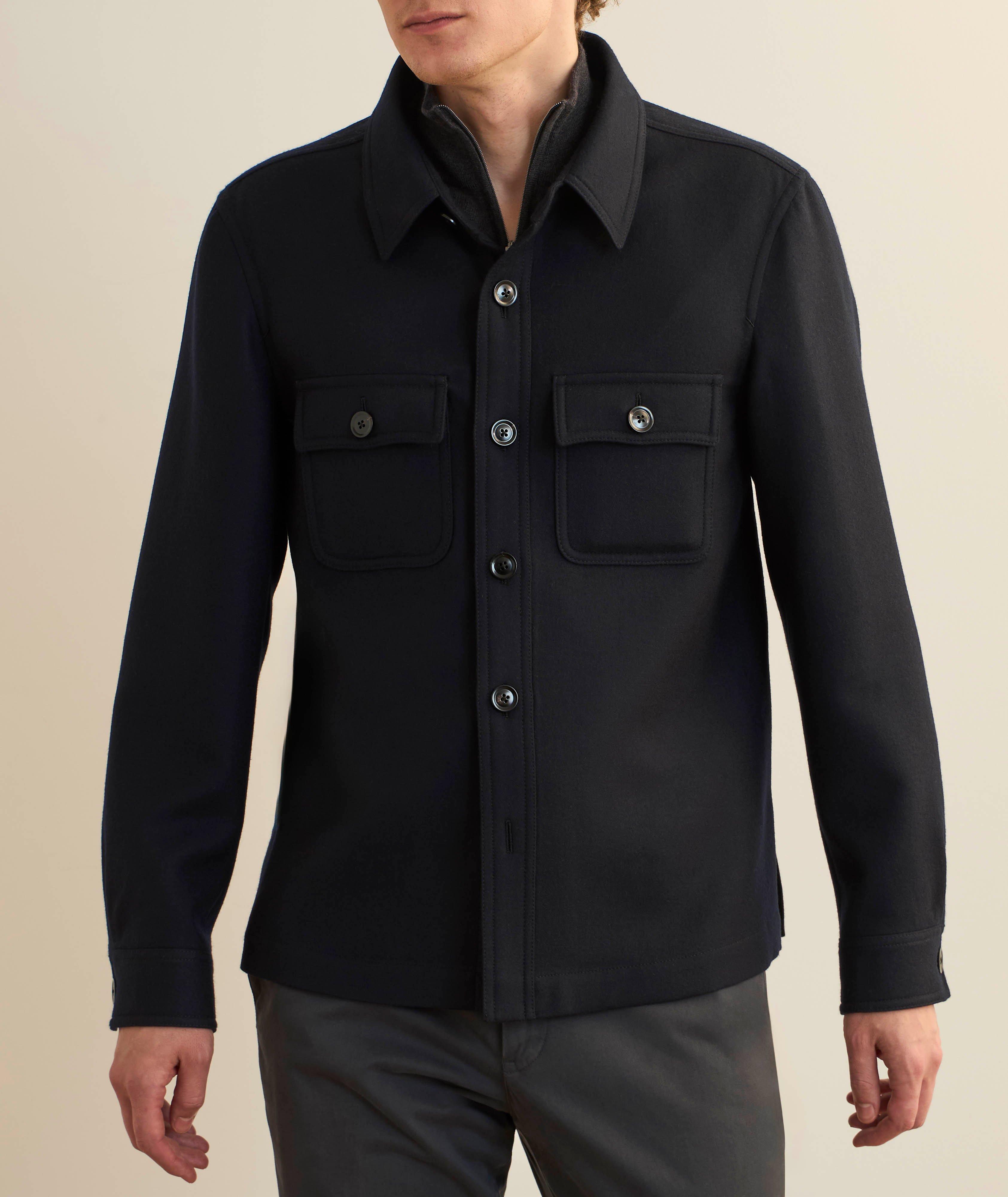 Surchemise en laine et soie image 1