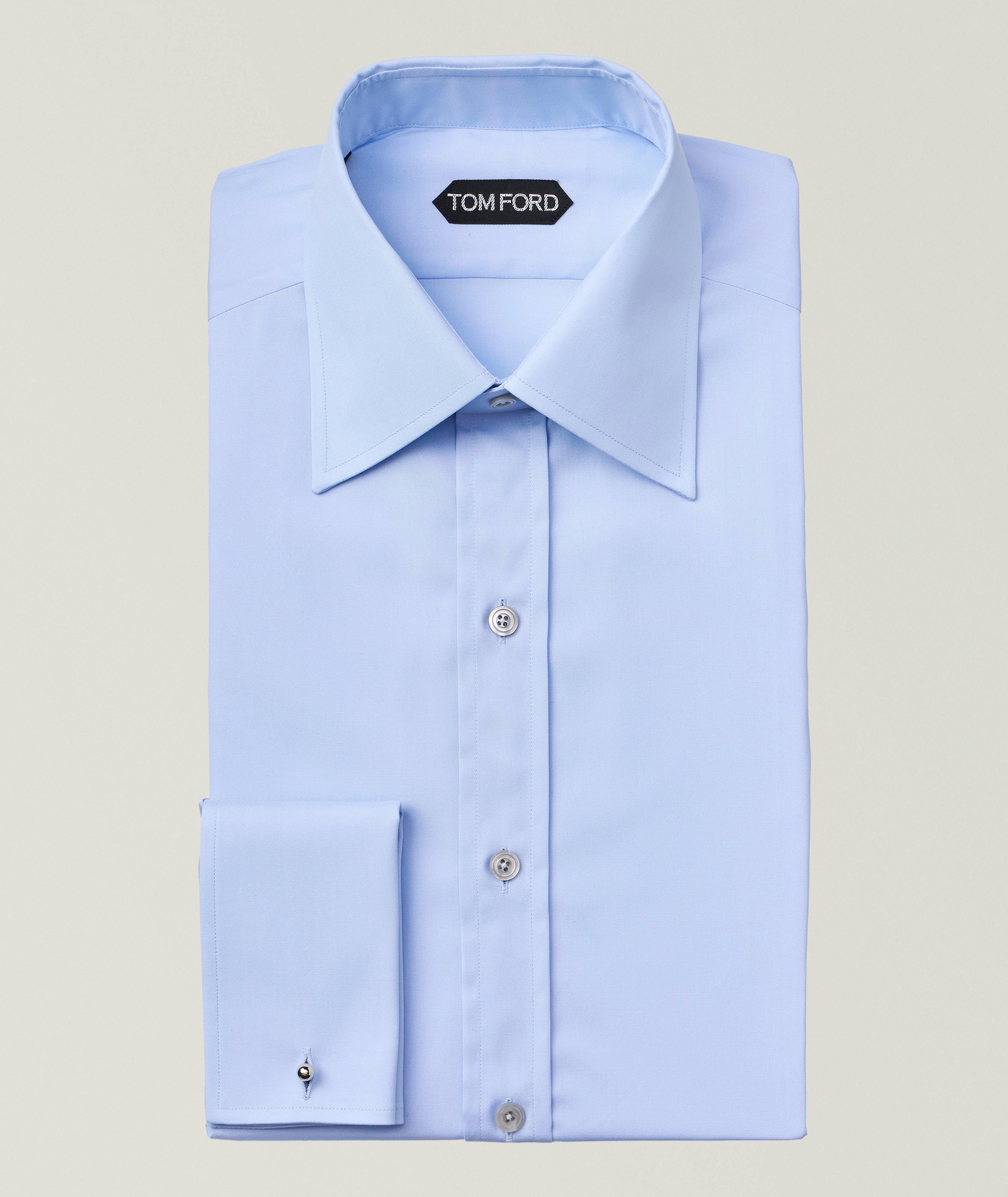 Slim-Fit Cotton Poplin Dress Shirt  image 0