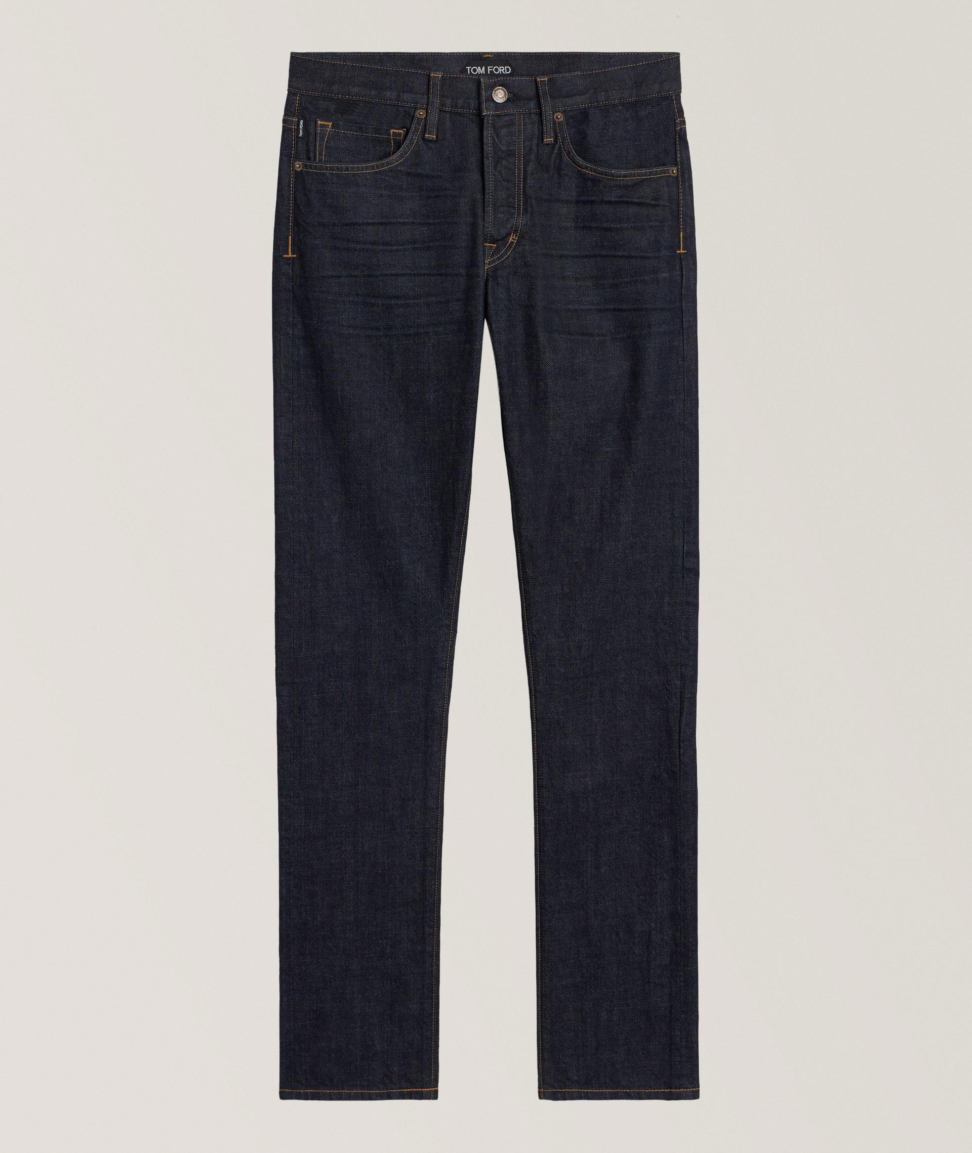 Selvedge Slim-Fit Jeans image 0
