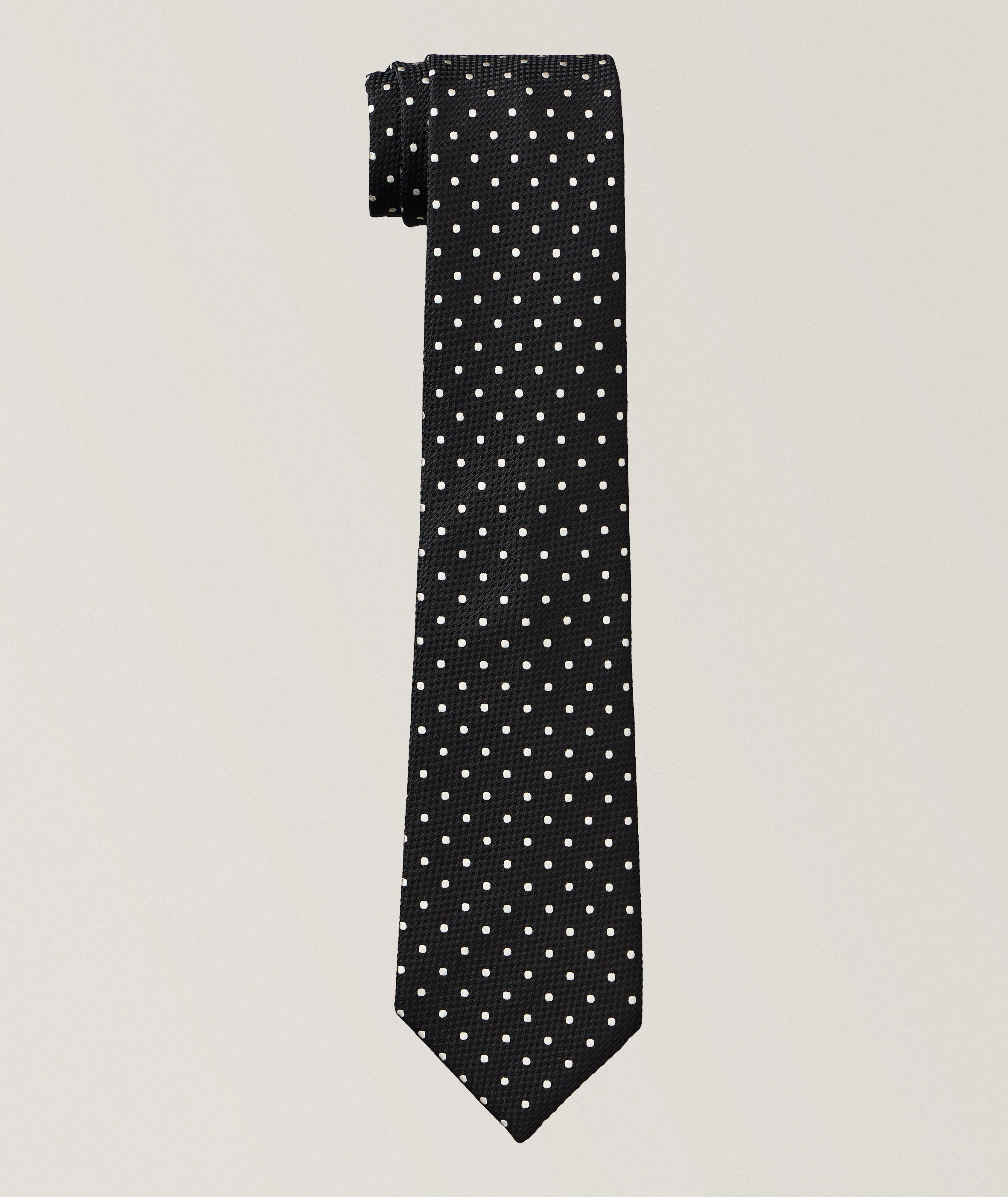 Polka Dot Silk Tie  image 0