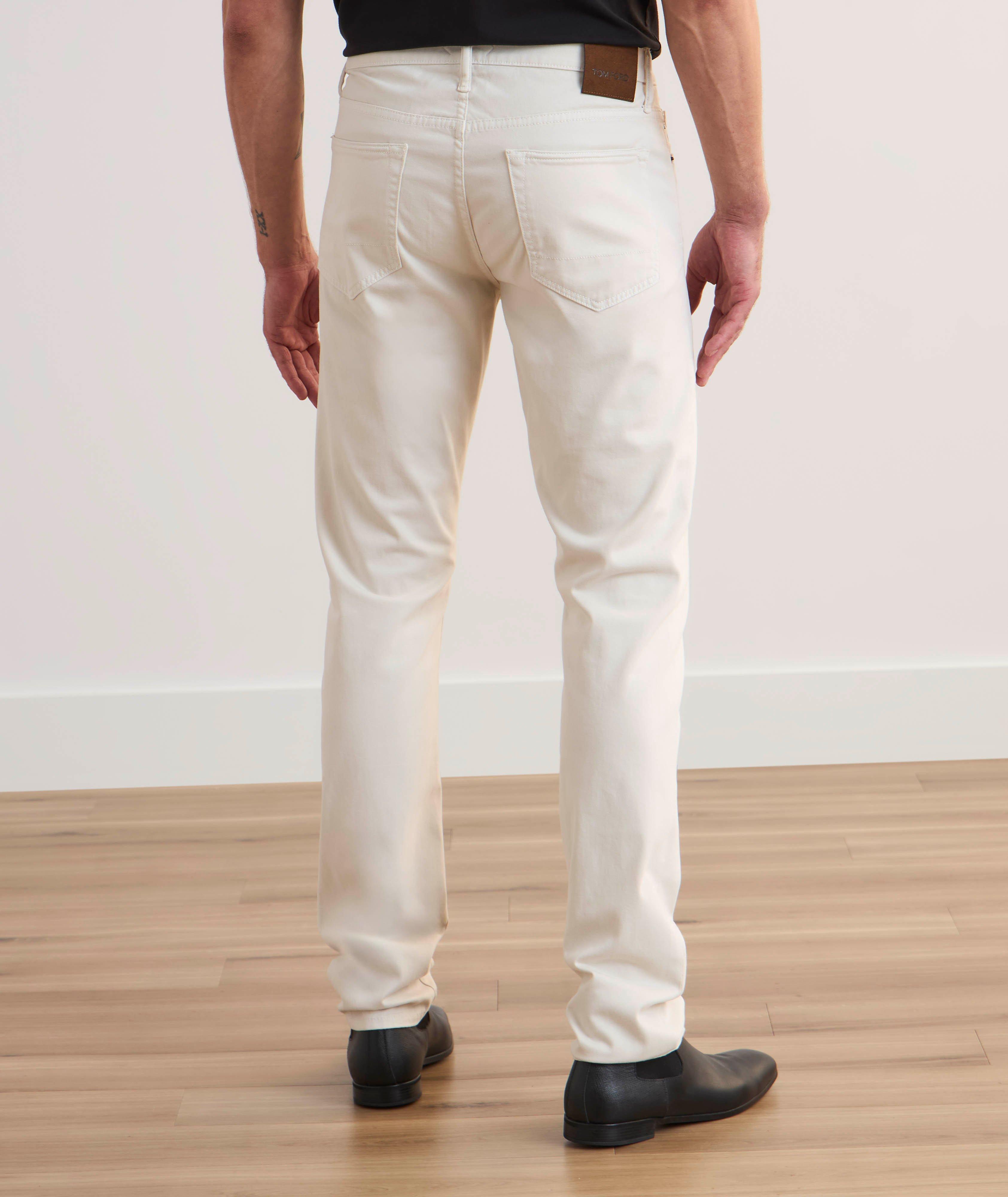 Slim-Fit Stretch Twill Jeans image 3