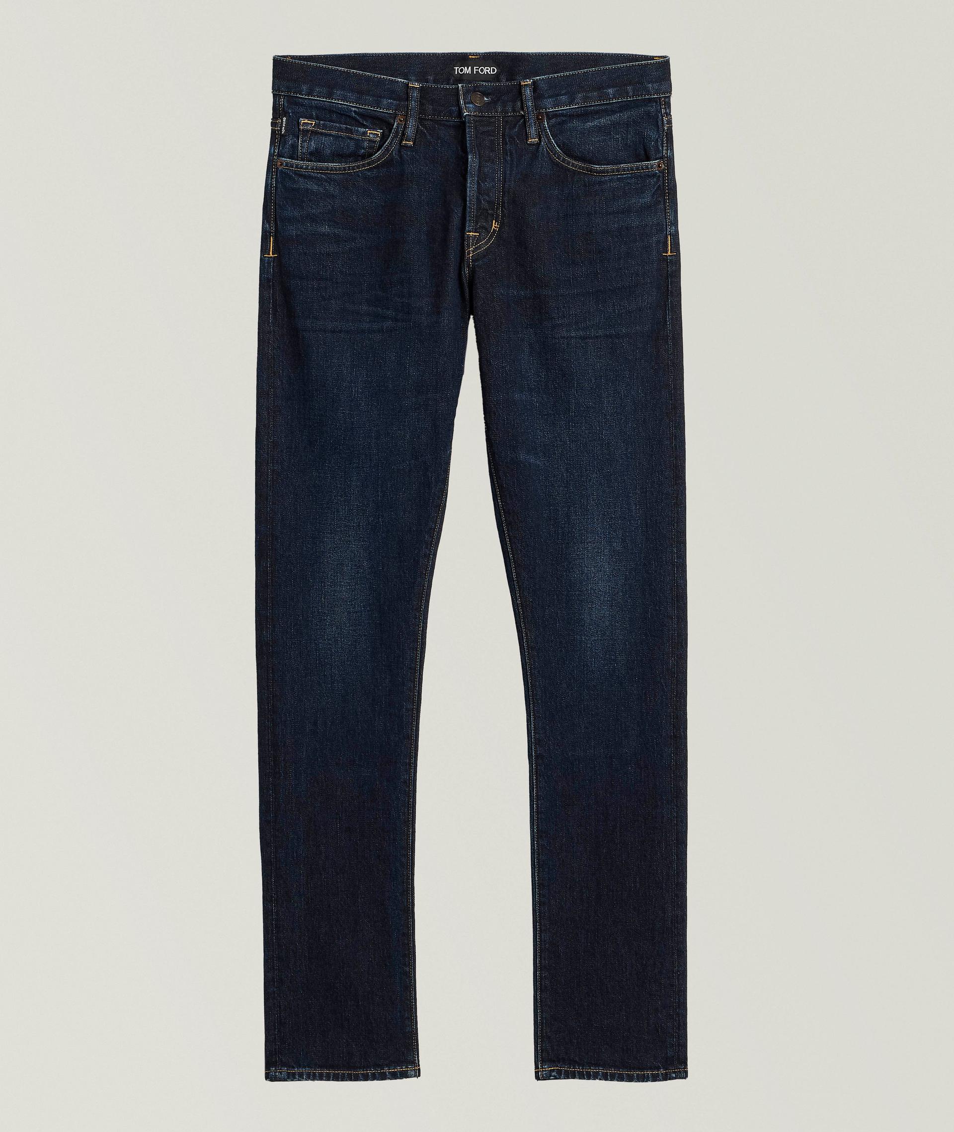Broken Twill Slim-Fit Jeans  image 0