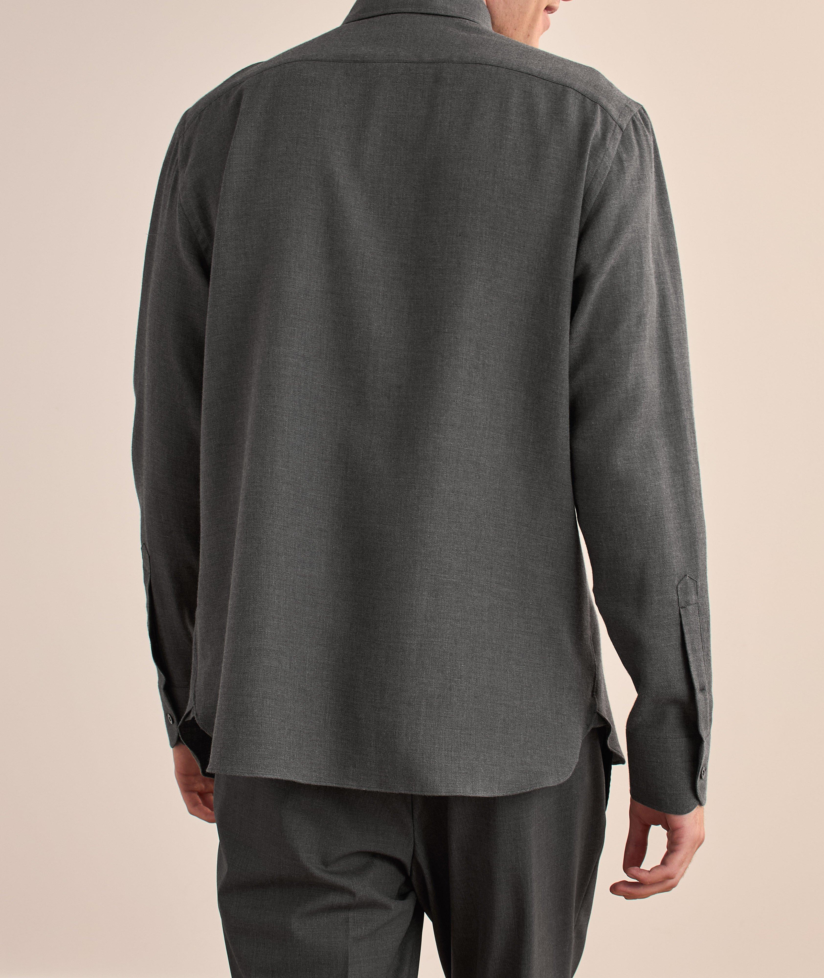 Chemise en twill de coton et de cachemire image 2