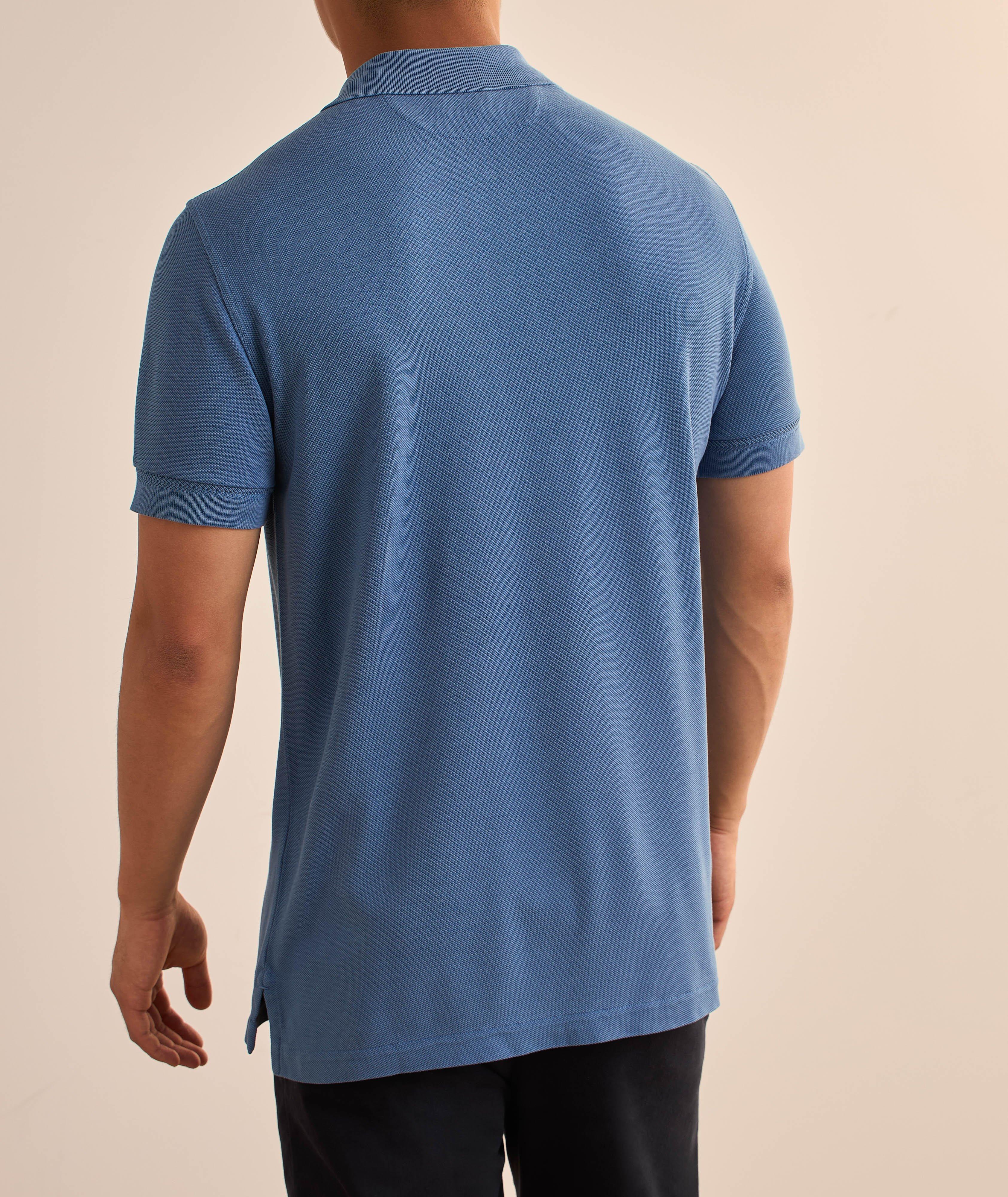 Lyocell-Cotton Piqué Polo  image 2