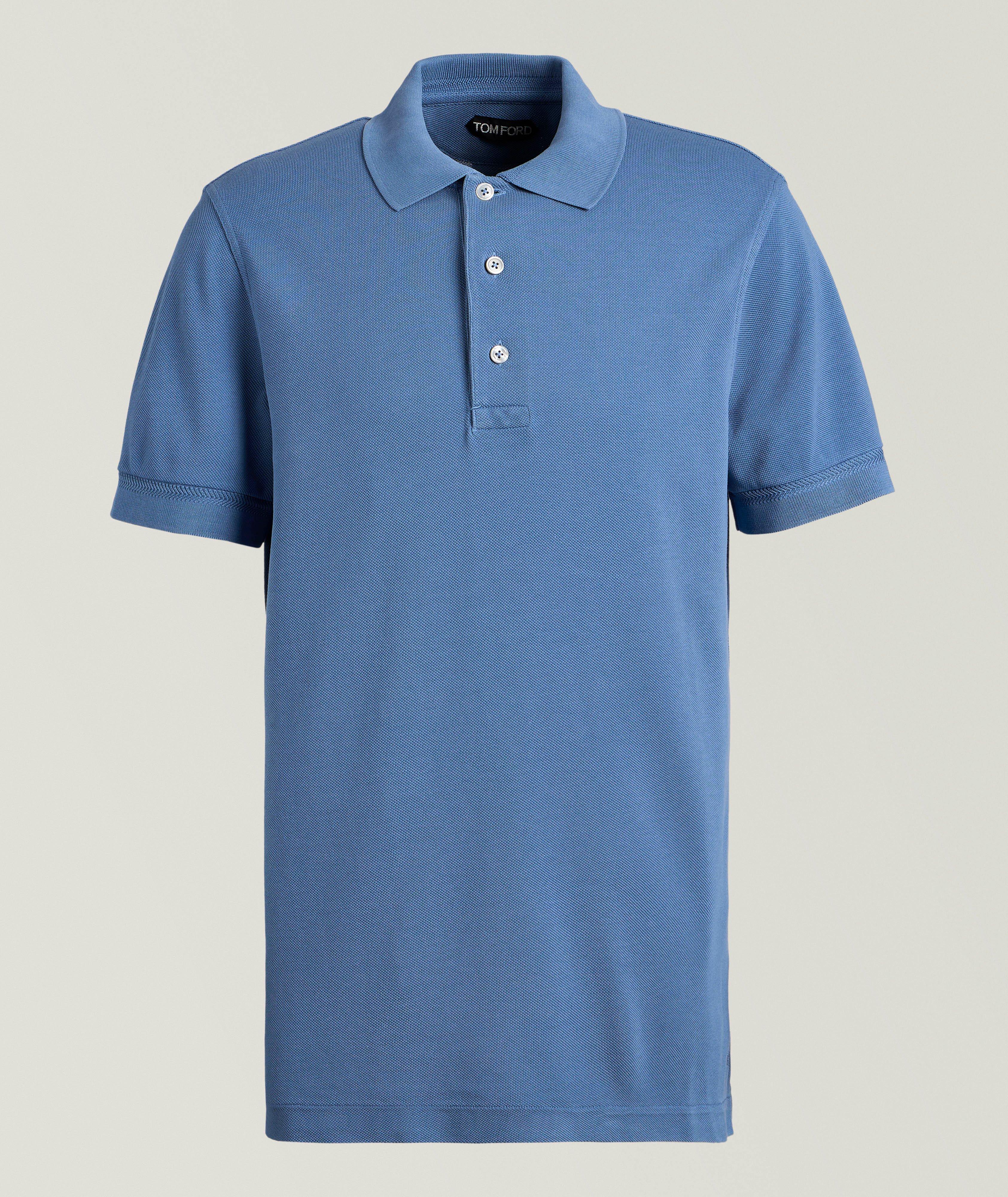 Lyocell-Cotton Piqué Polo  image 0