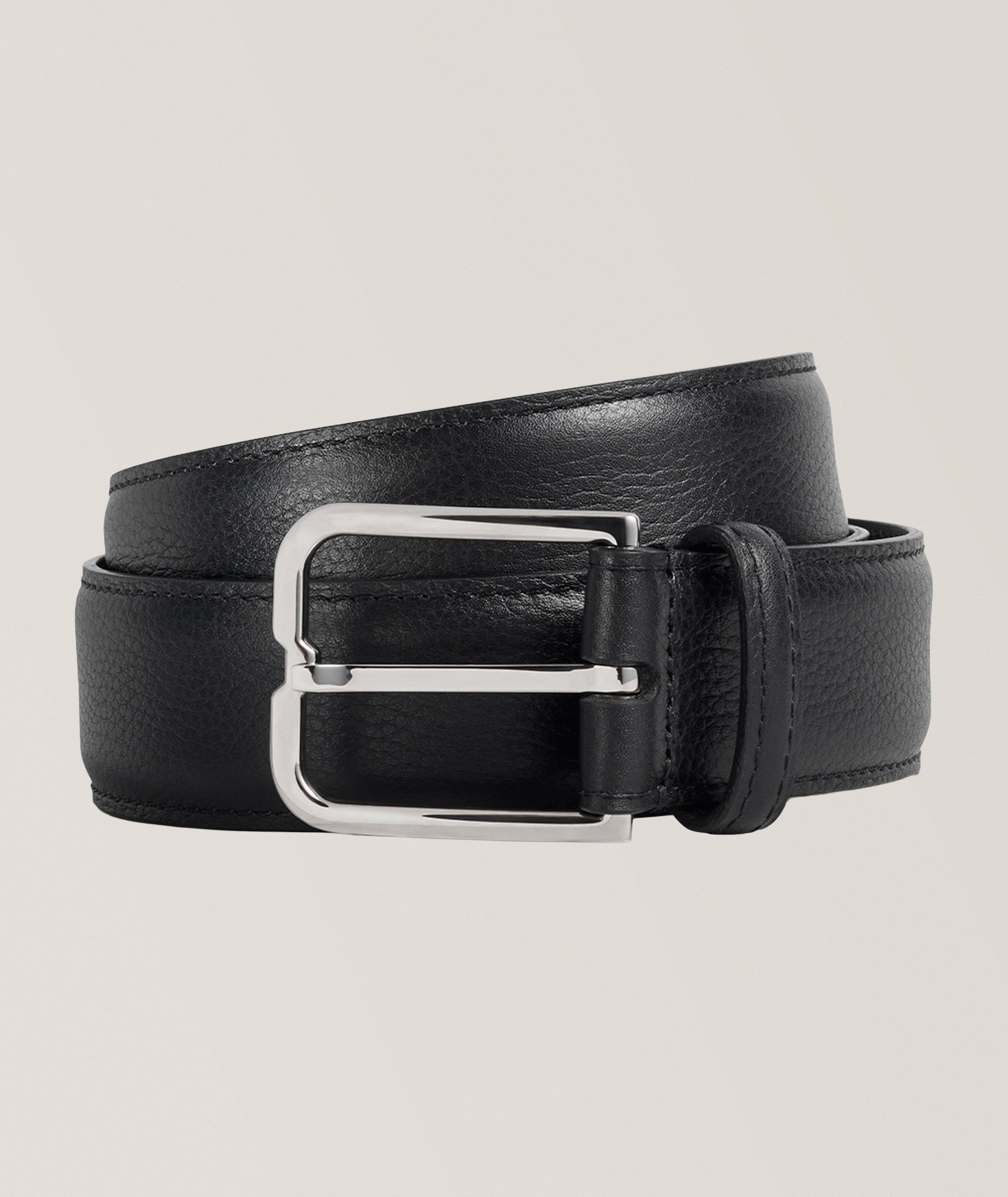 Grained Leather Belt  image 0