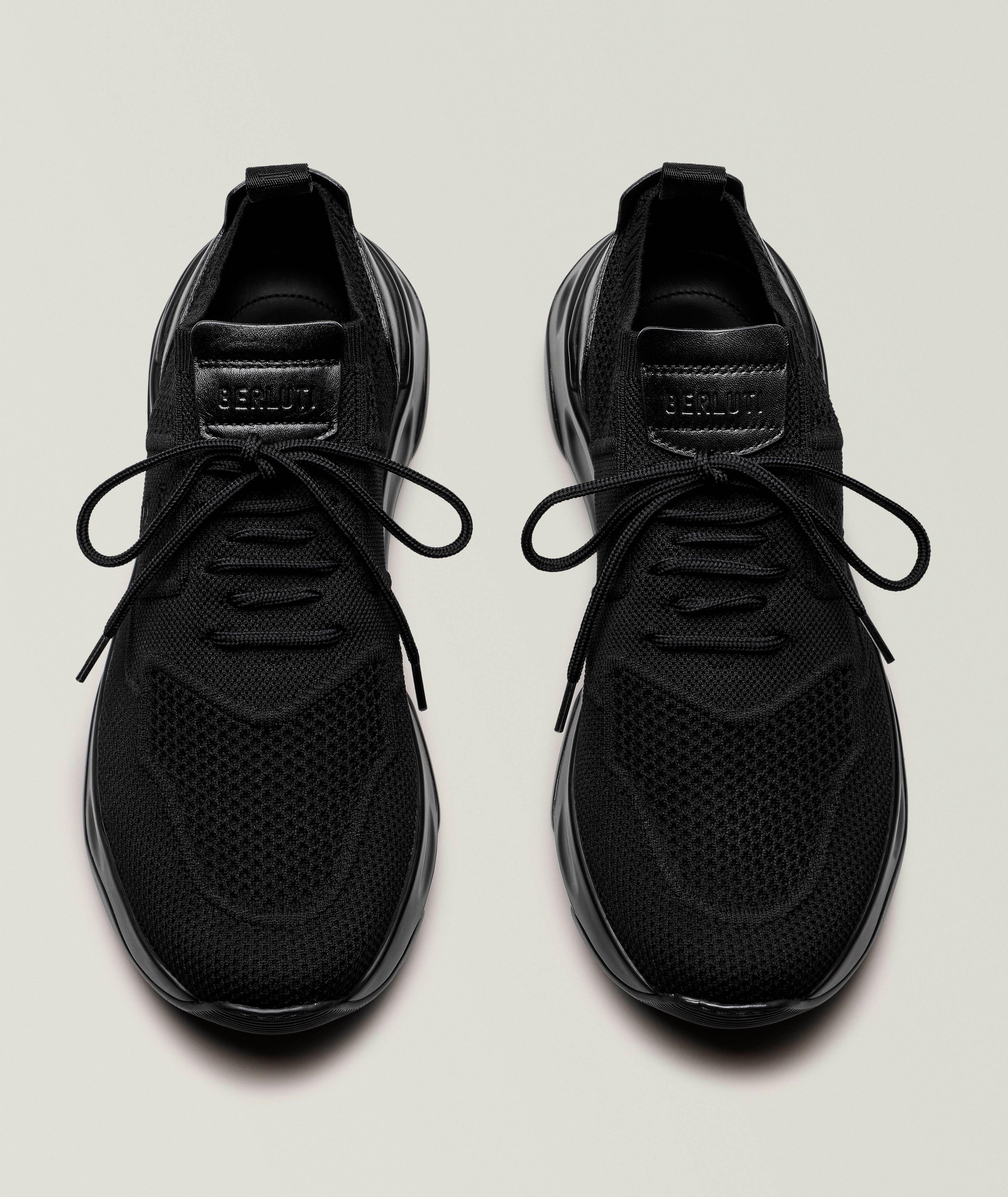 Shadow Knit & Leather Sneakers image 1