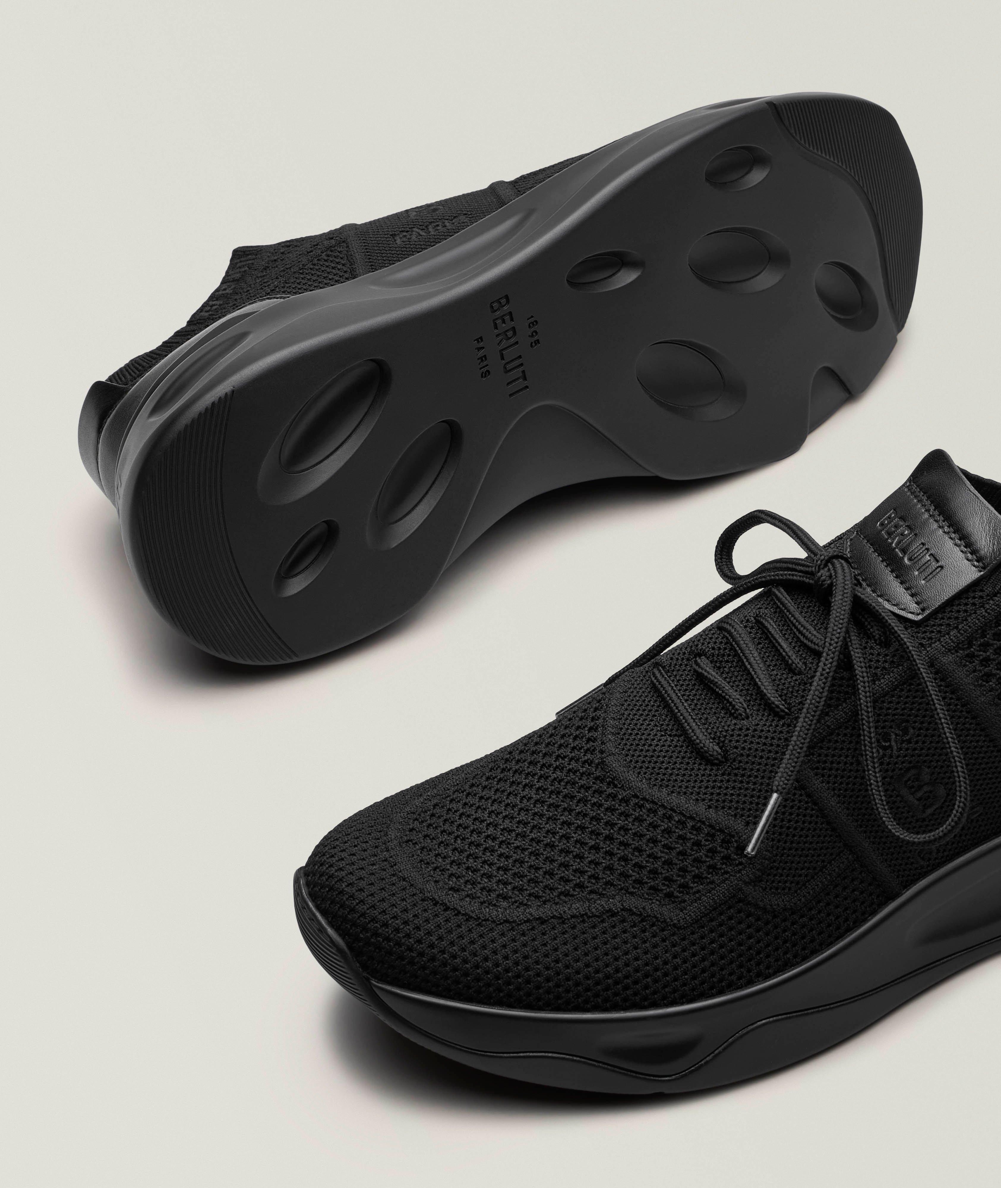 Shadow Knit & Leather Sneakers image 3