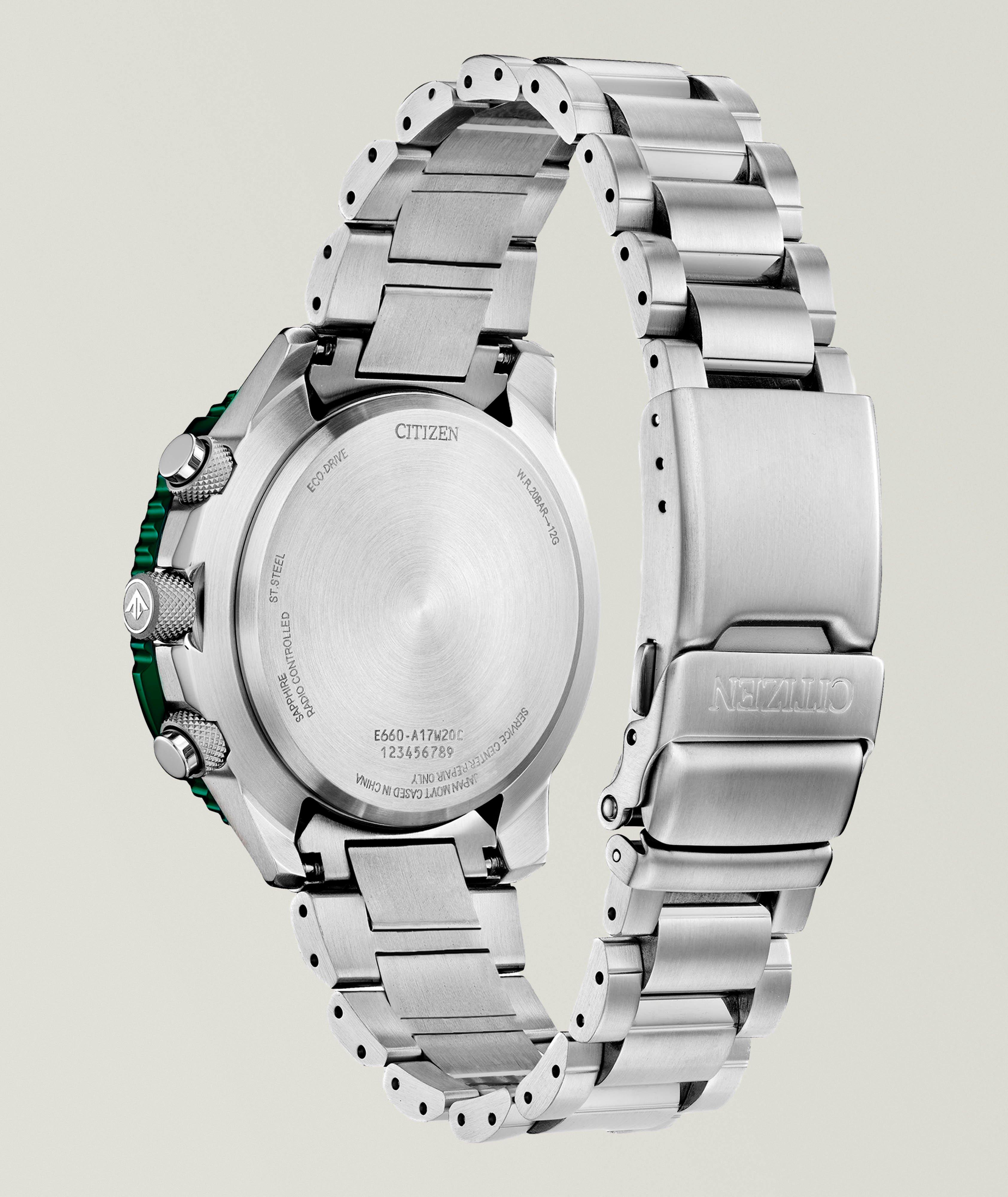 Montre solaire avec bracelet en acier inoxydable, collection Promaster image 2