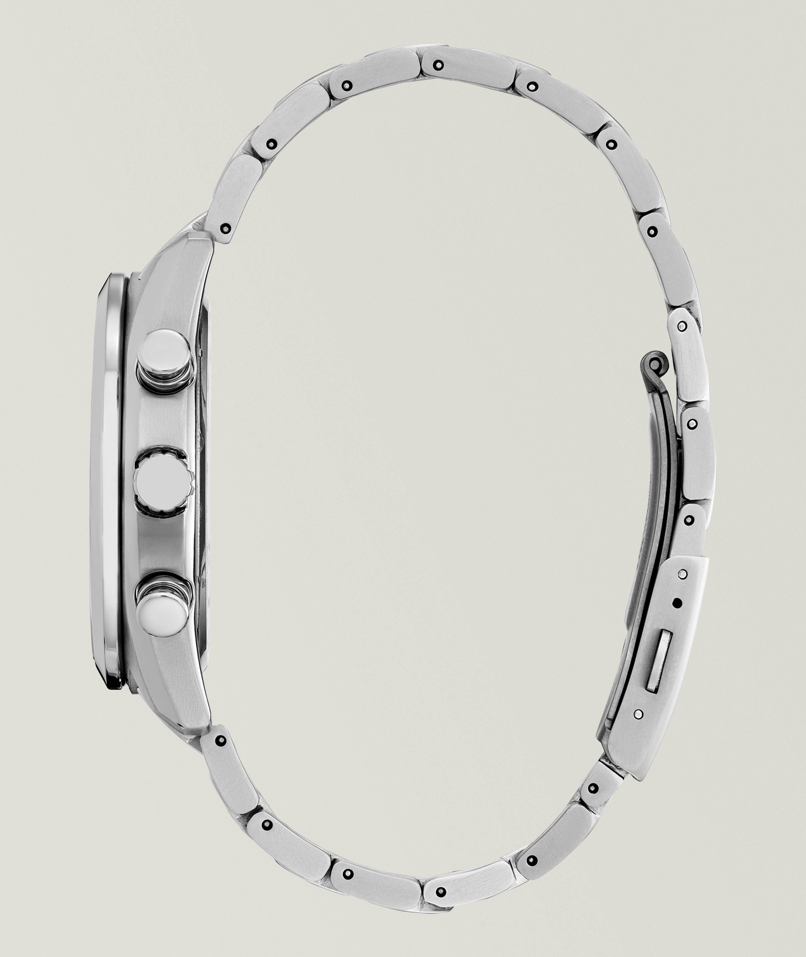 Montre Tsuki-yomi solaire avec bracelet en titane image 1