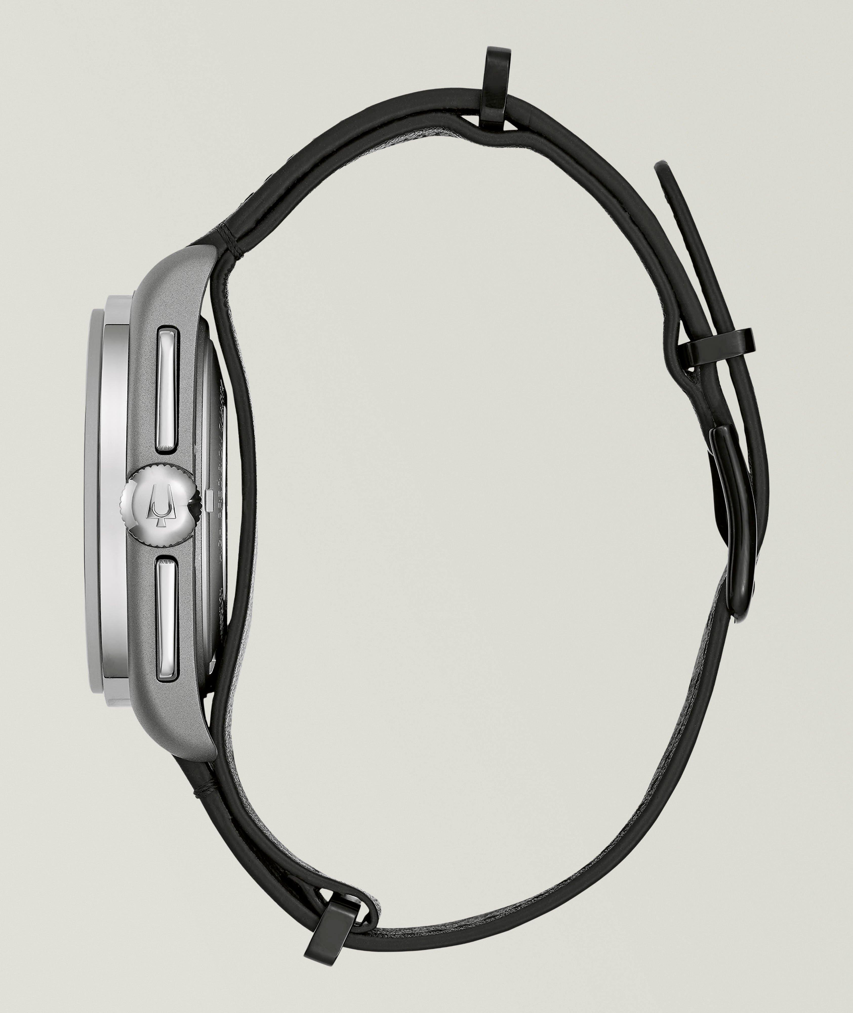 Lunar Pilot Meteorite Leather Watch  image 1
