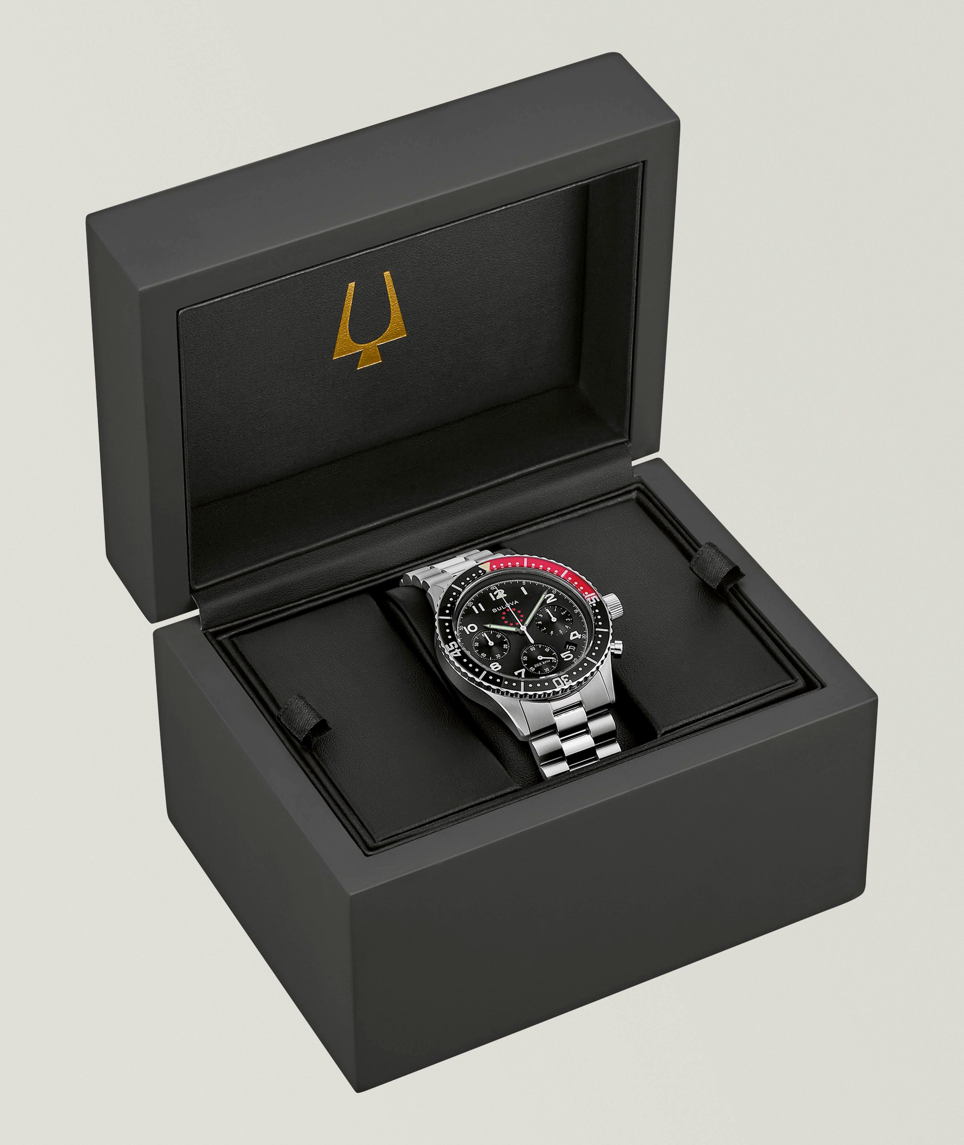 Montre avec bracelet en acier inoxydable, collection Marine Star image 2