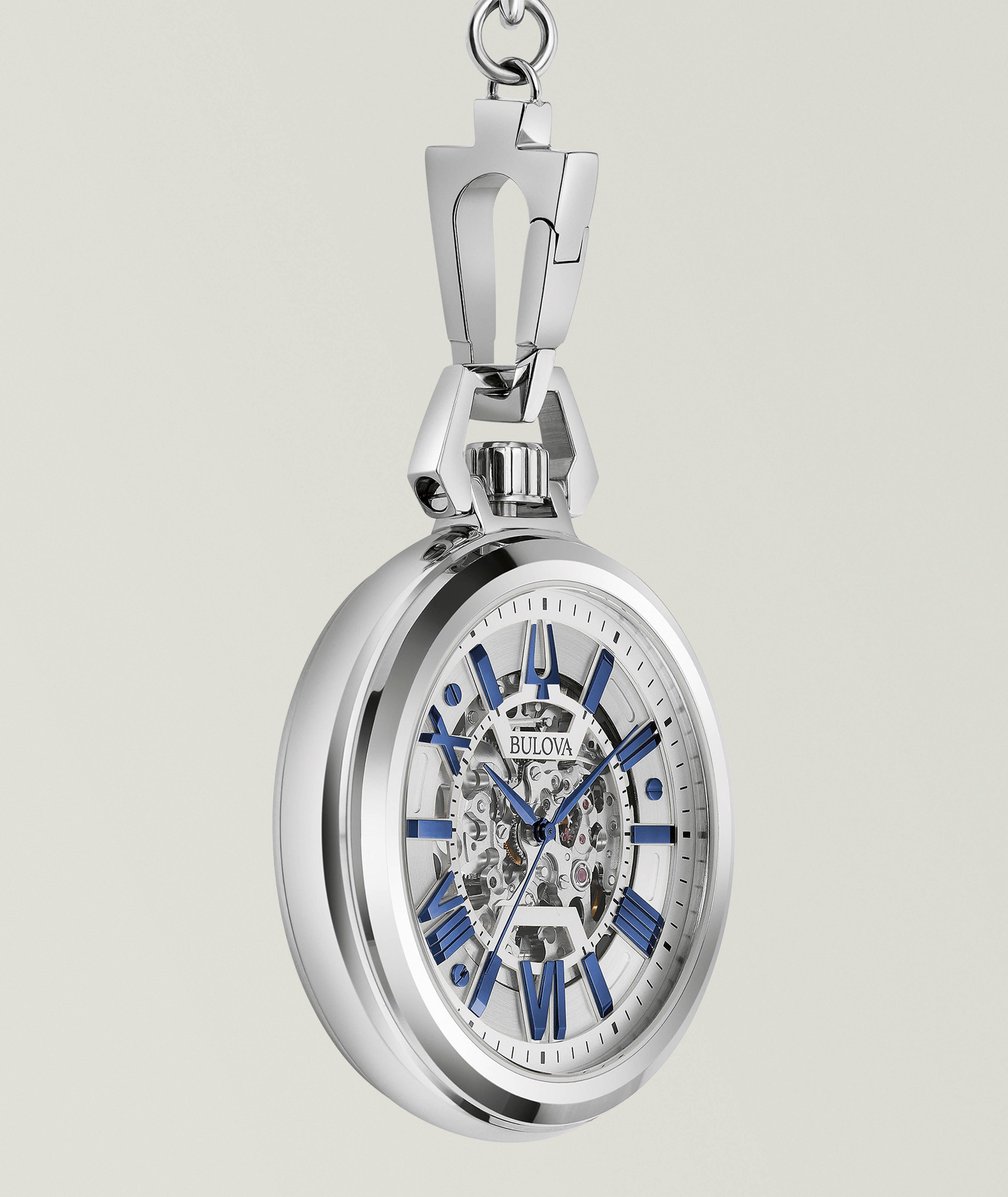 Sutton Stainless Steel Pocket Watch image 1