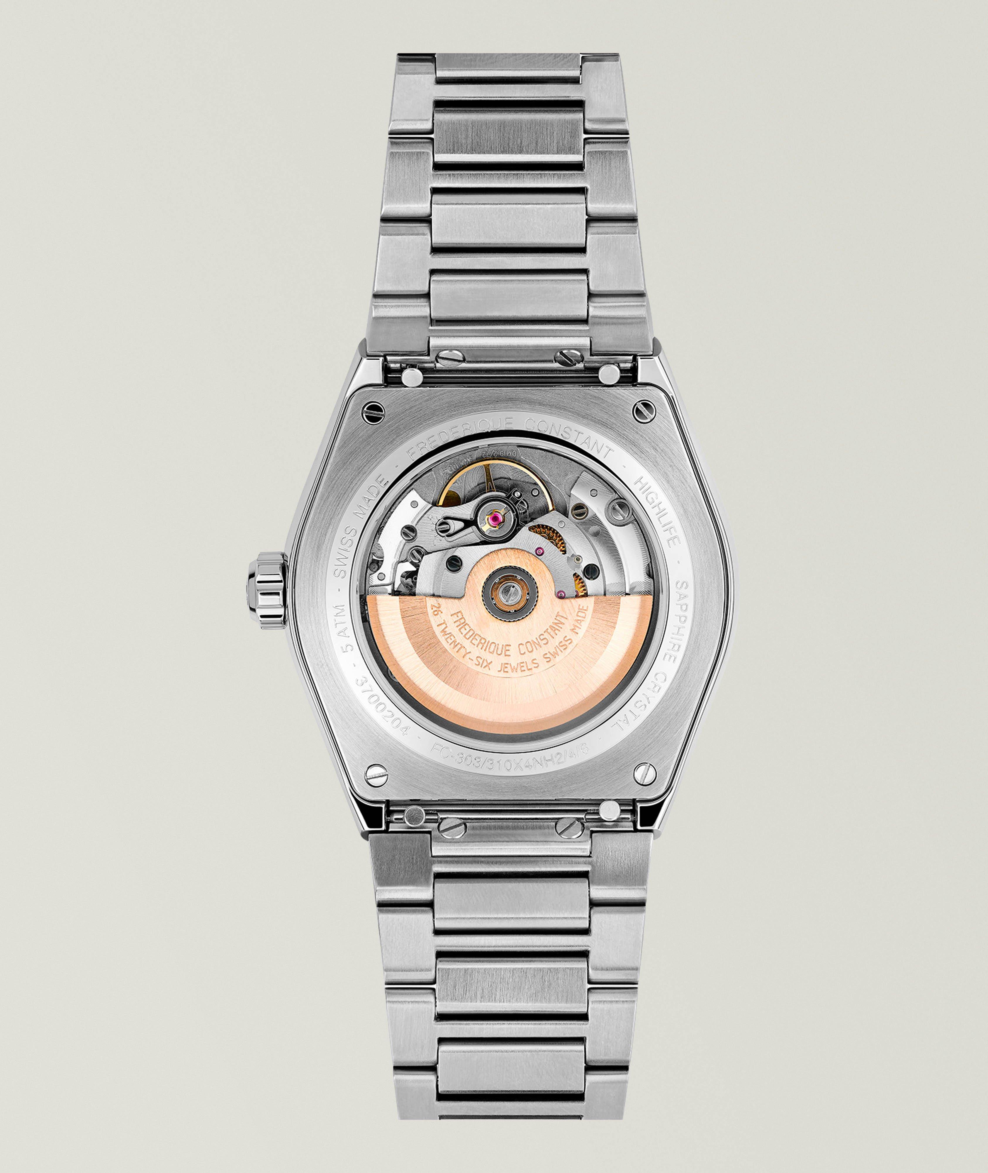 Highlife Automatic COSC Stainless Steel Bracelet Watch image 2