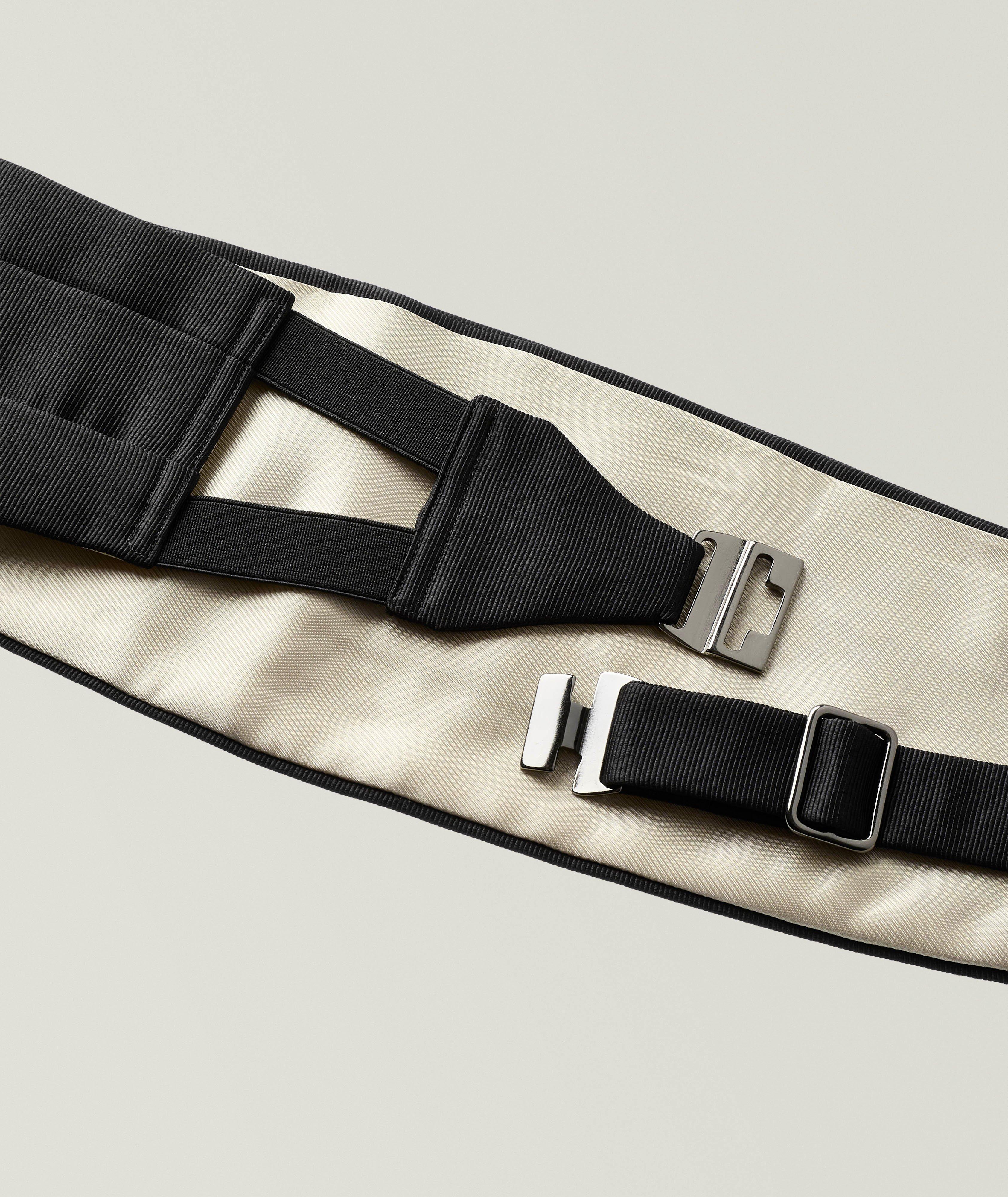 Ceinture de smoking en gros-grain de soie image 1