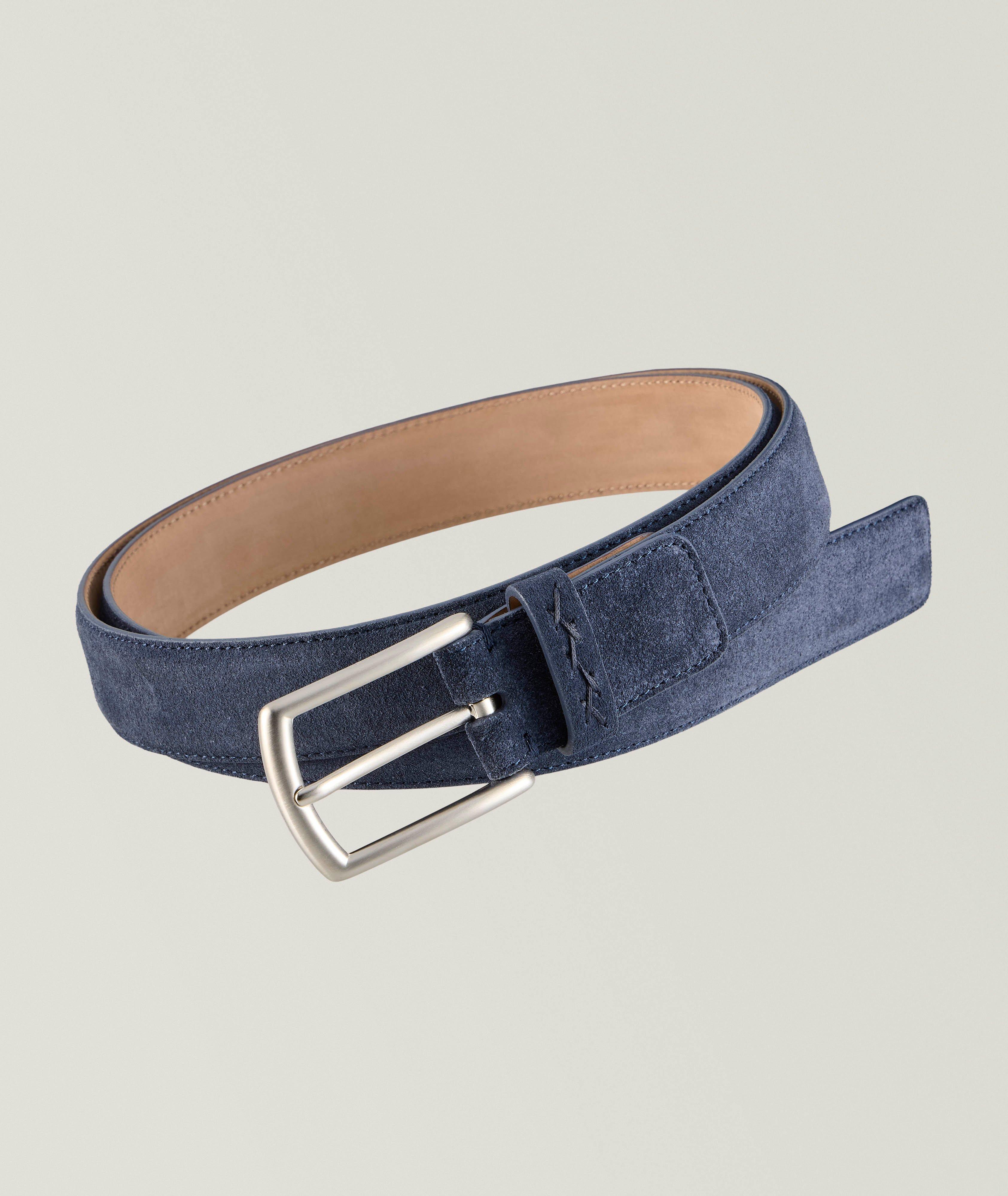 Triple Stitch Suede Belt image 0