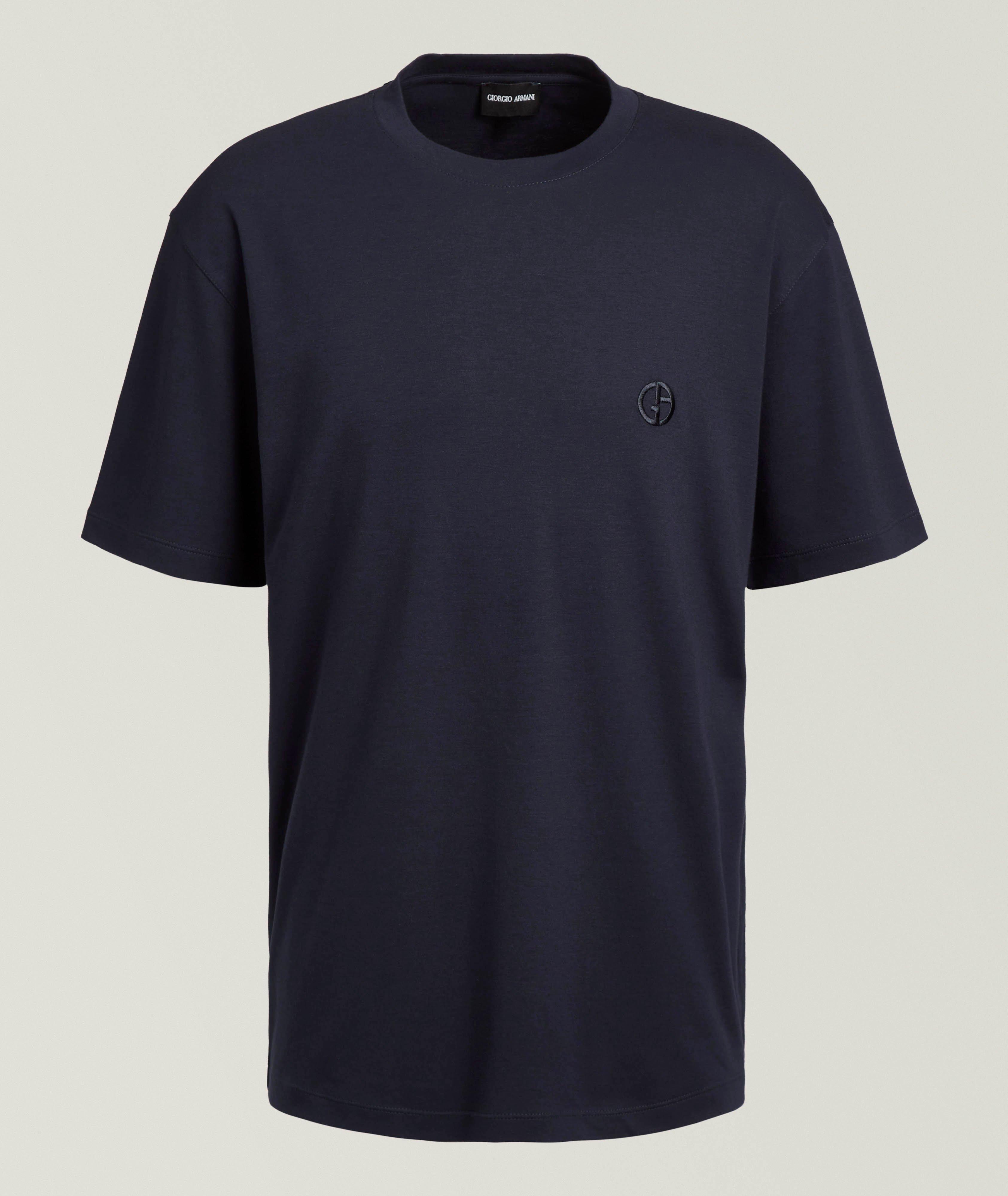 Cashmere & Cotton Interlock Crewneck T-Shirt image 0