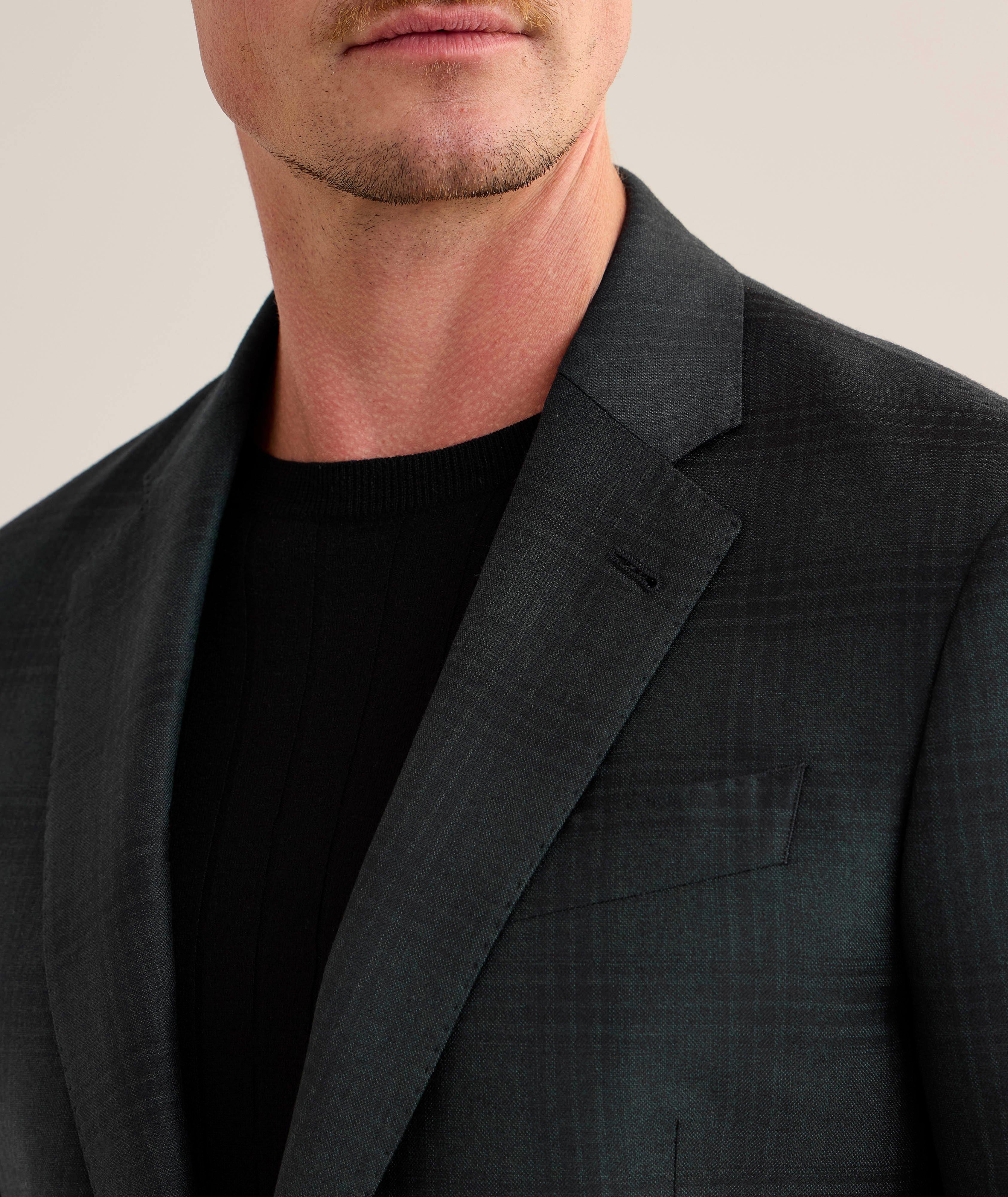 Plaid Virgin Wool-Cashmere Sport Jacket image 3