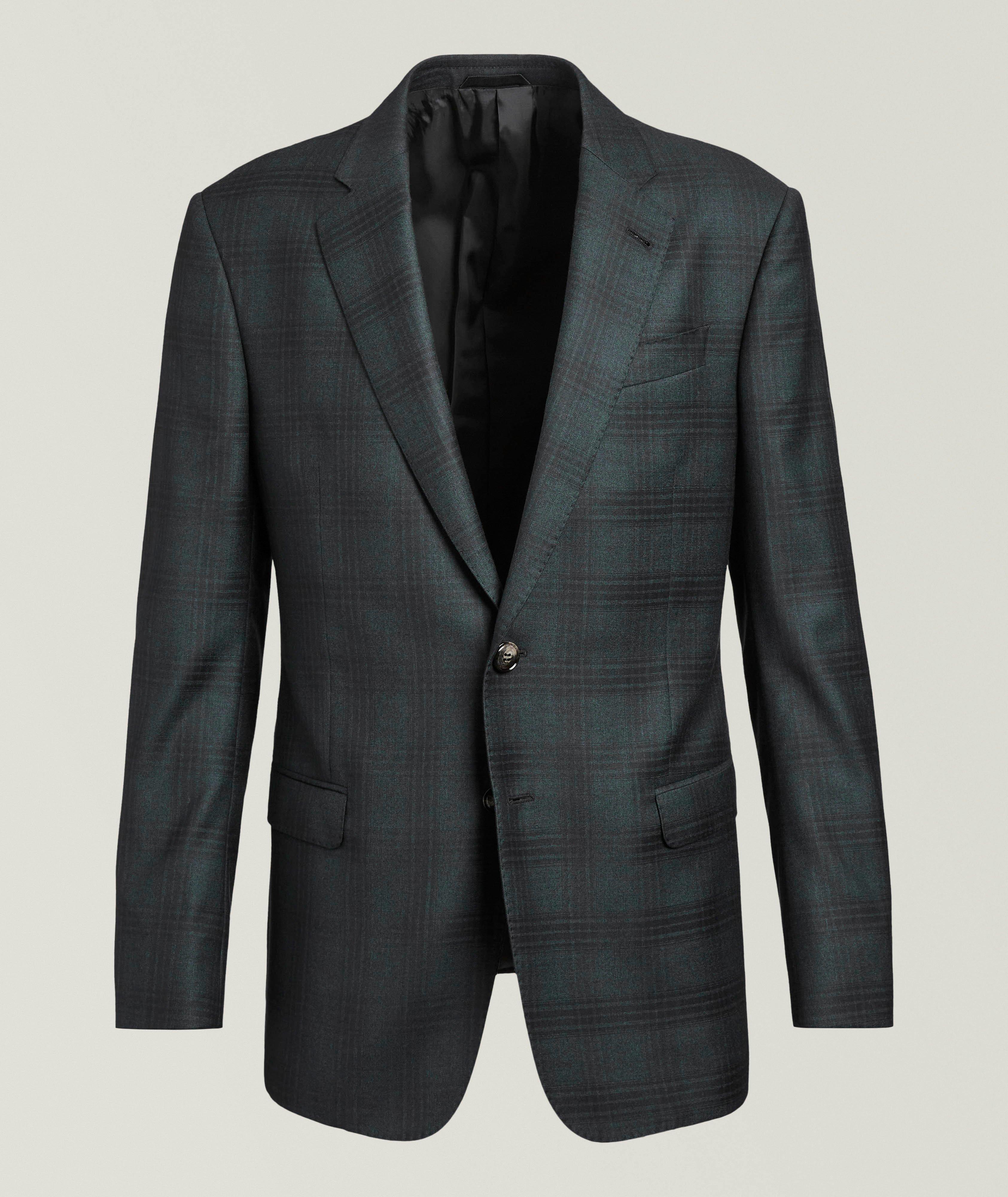 Plaid Virgin Wool-Cashmere Sport Jacket image 0