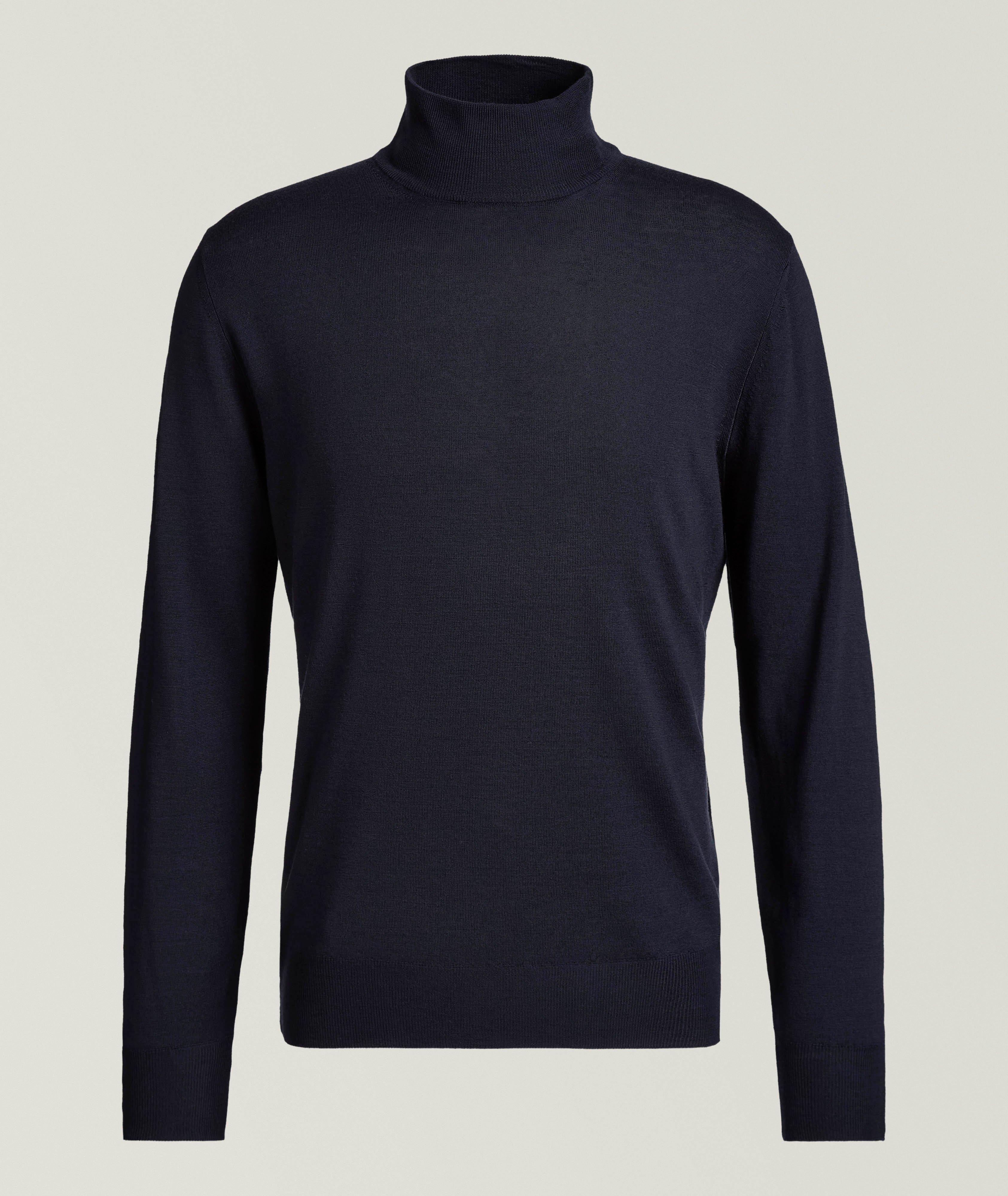Merino Wool Mock Neck Sweater image 0