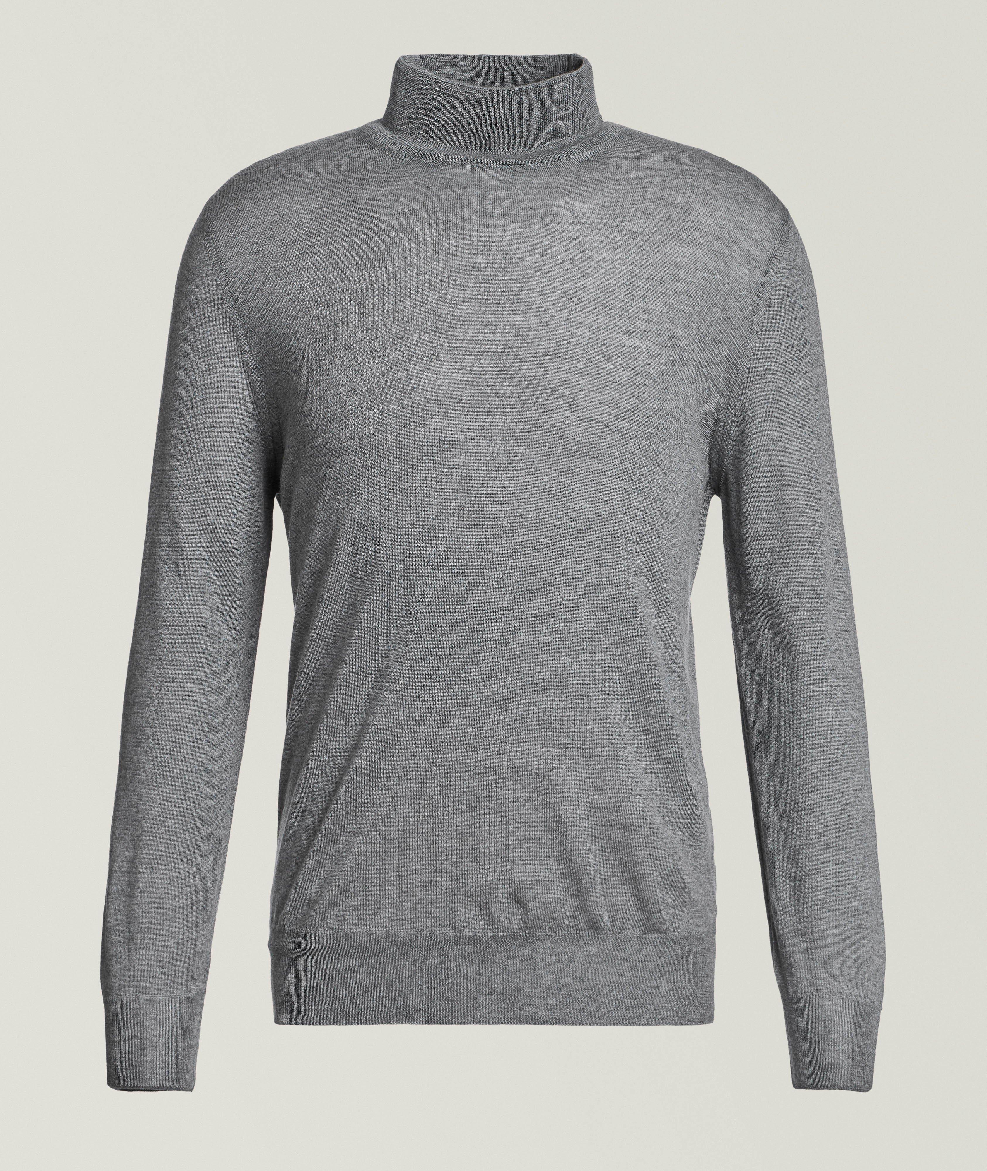 Merino Wool Mock Neck Sweater image 0