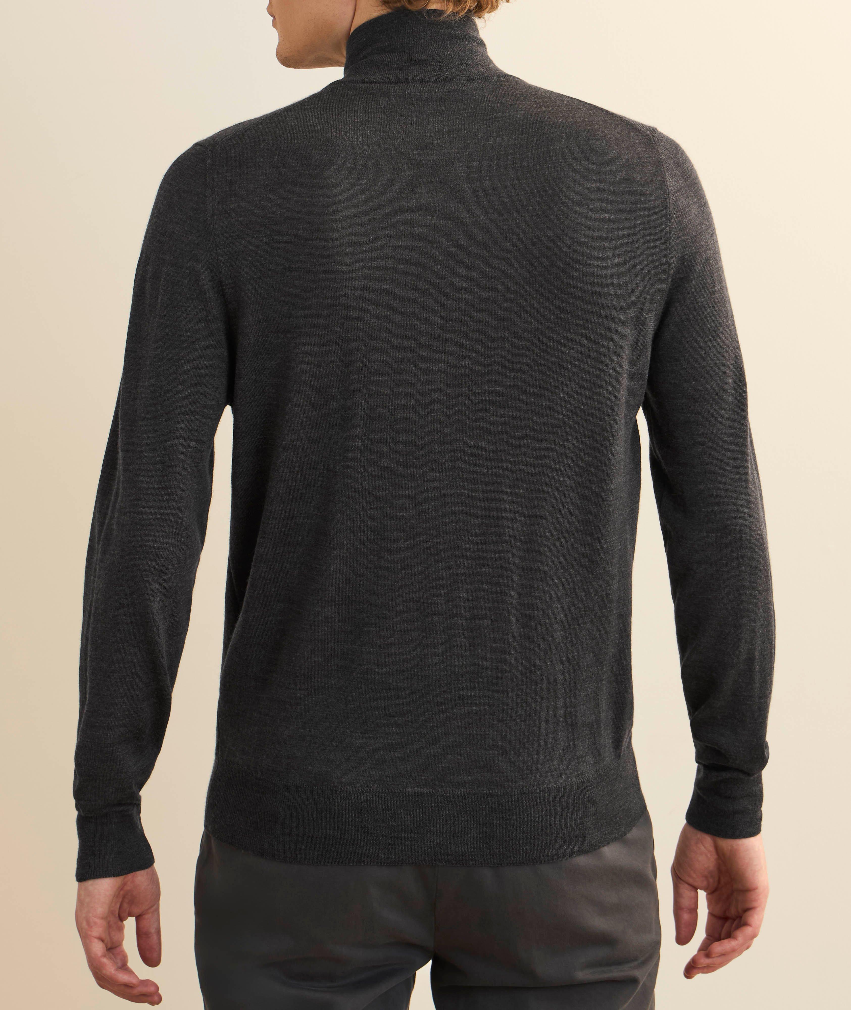 Merino Wool Full-Zip Sweater image 2