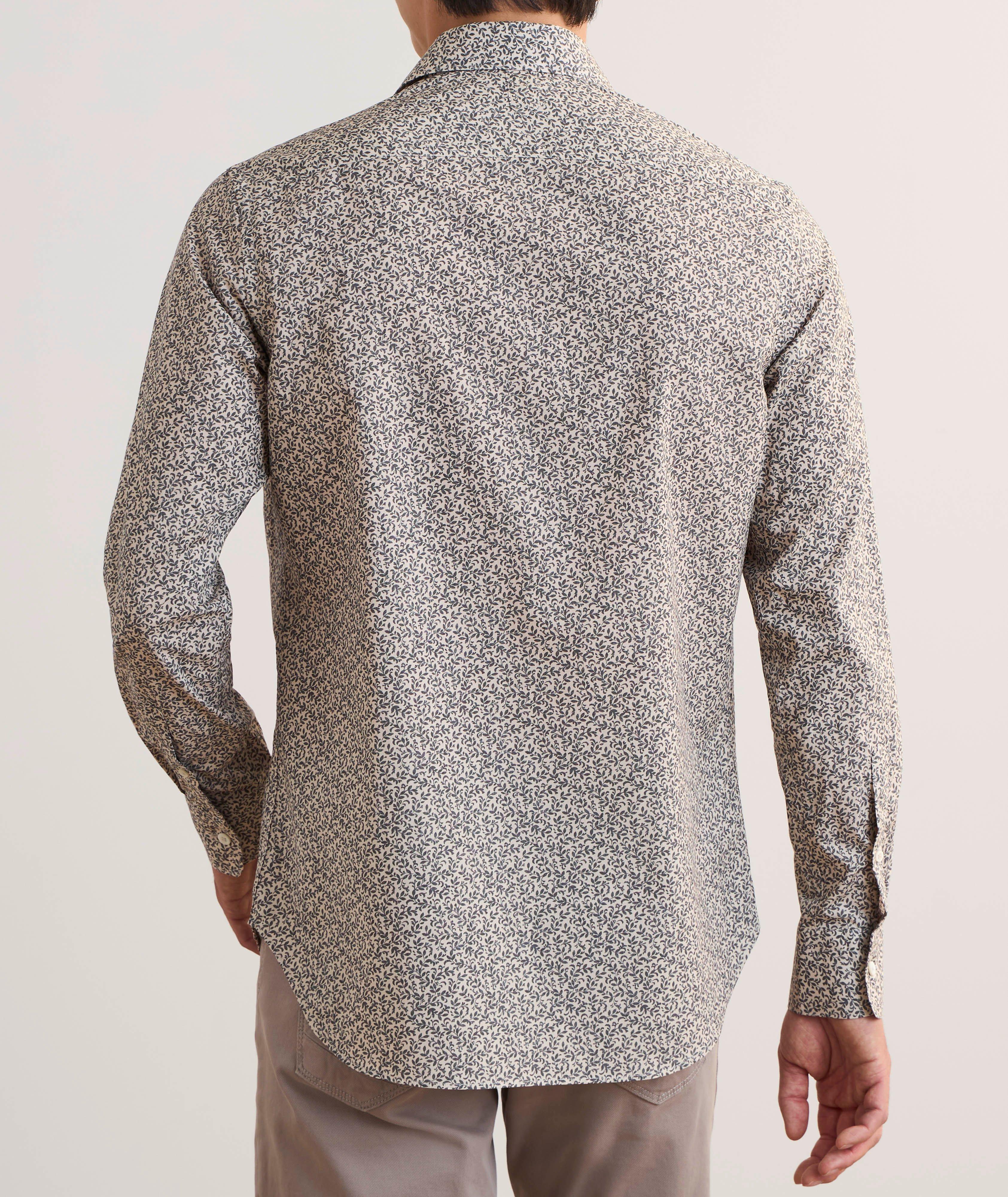 Chemise en coton et en lyocell à motif floral image 2